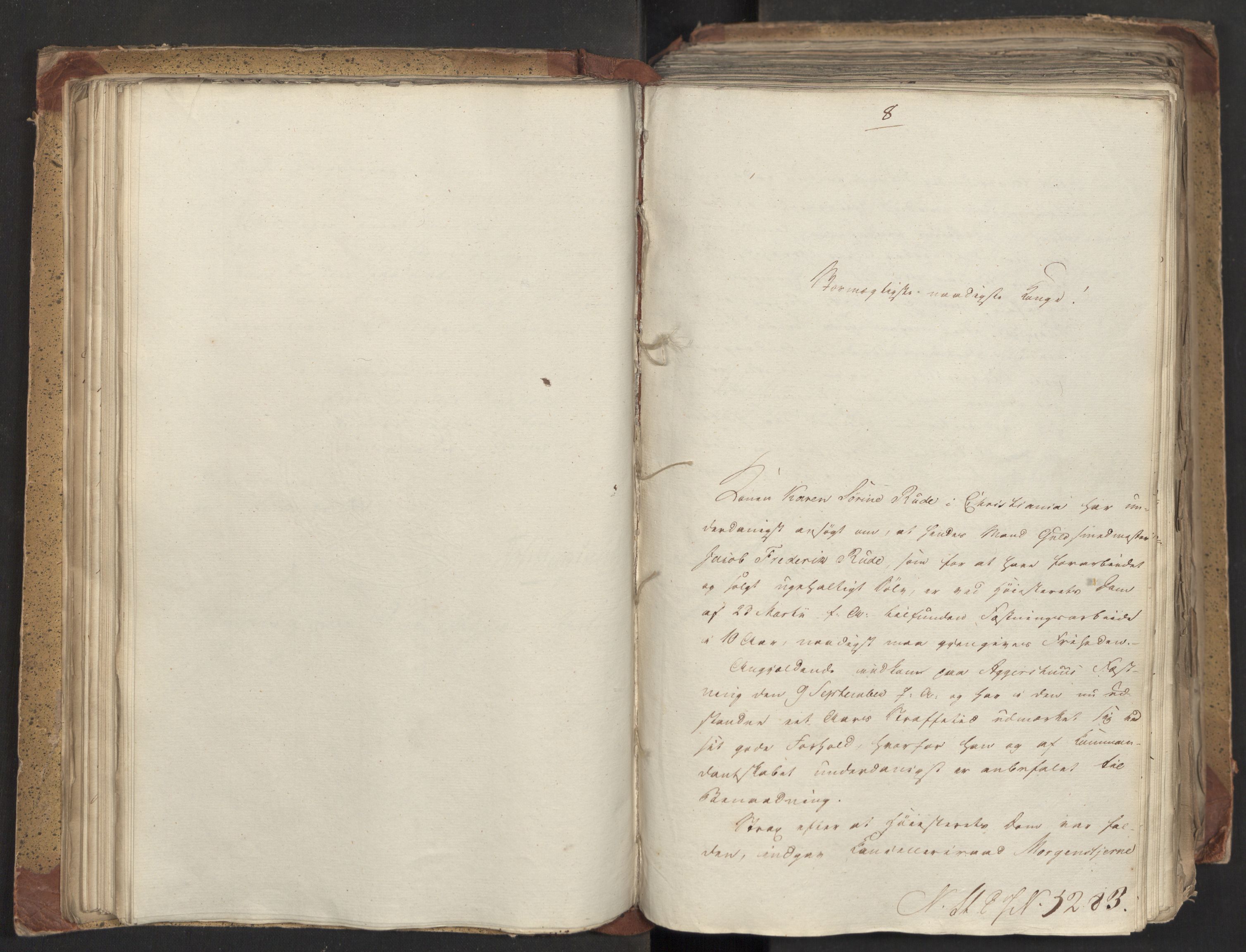 Statsrådsavdelingen i Stockholm, AV/RA-S-1003/D/Da/L0027: Regjeringsinnstillinger nr. 5275-5436, 1821, s. 112