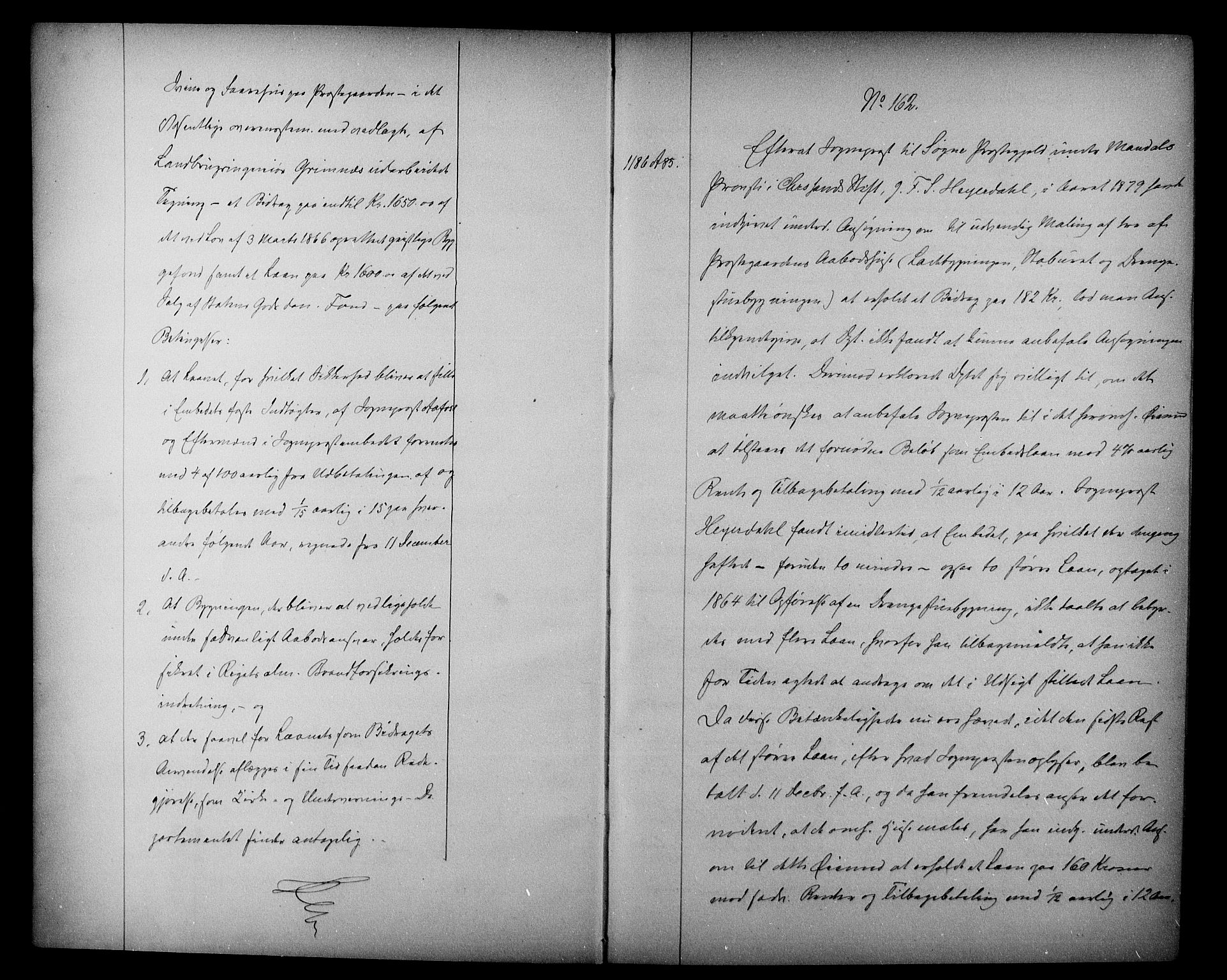 Kirke- og undervisningsdepartementet, Kontoret  for kirke og geistlighet A, AV/RA-S-1007/A/Aa/L0227: Referatprotokoll bd. 2. Ref.nr. 161-309, 1885