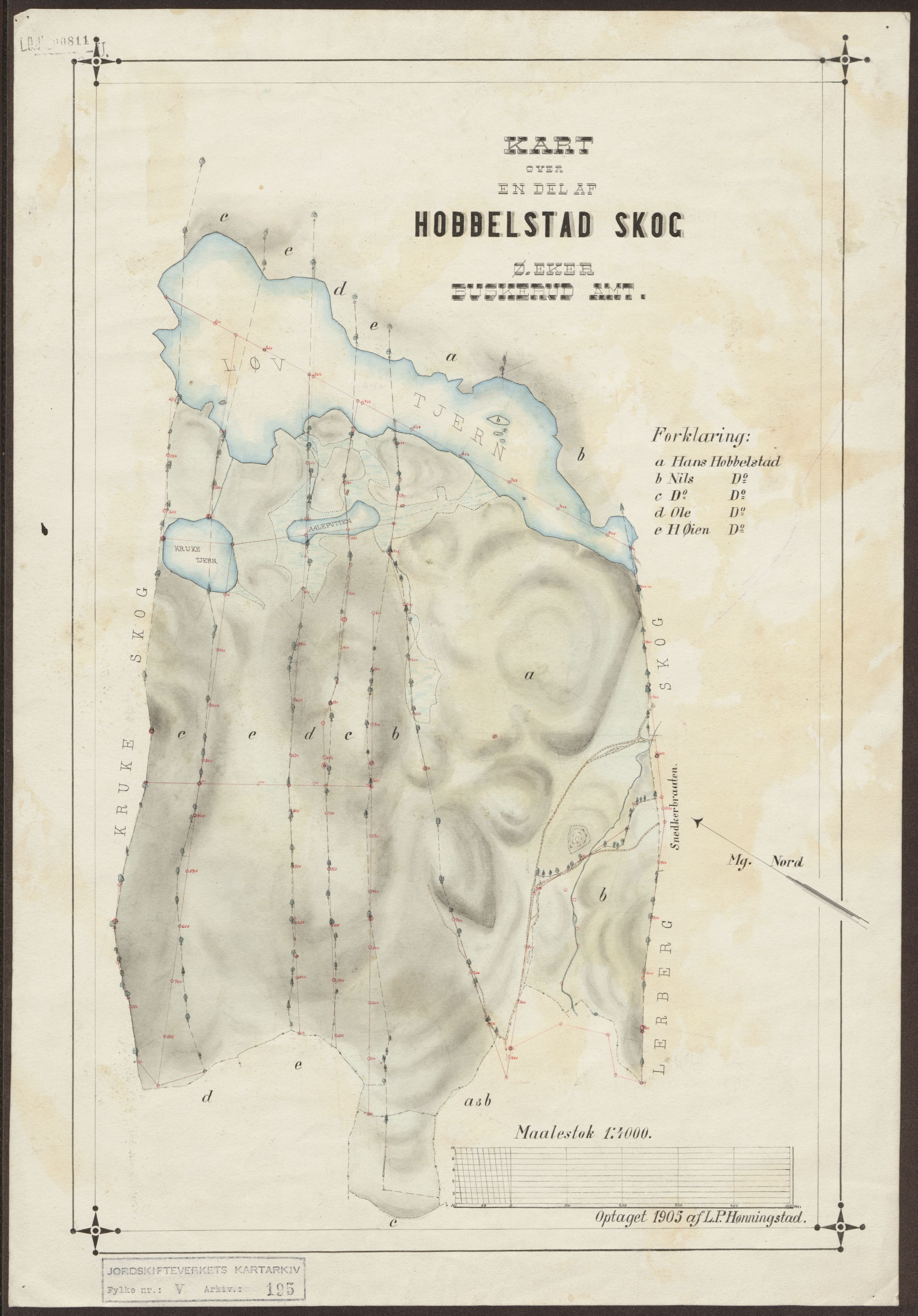 Jordskifteverkets kartarkiv, RA/S-3929/T, 1859-1988, s. 284
