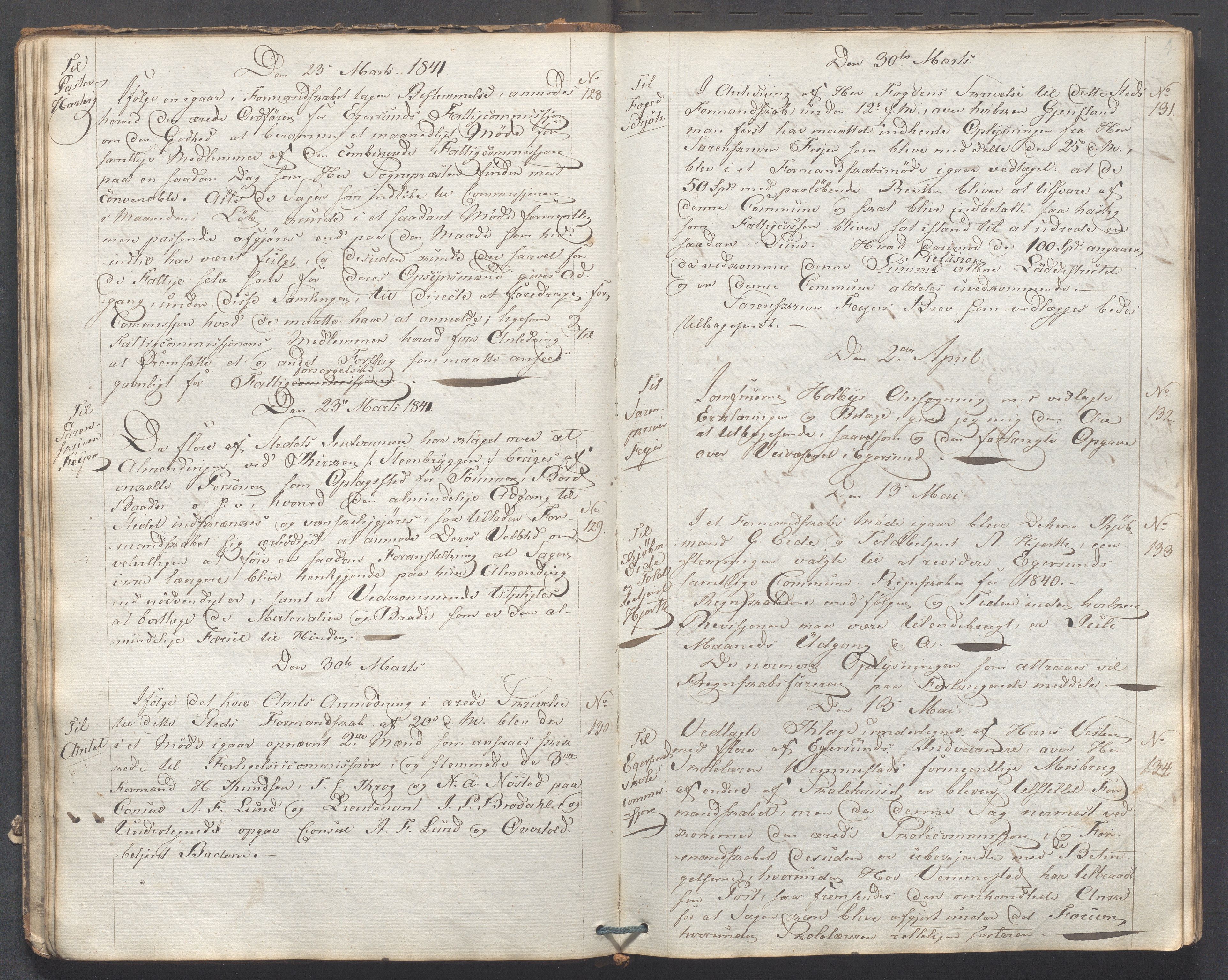 Egersund kommune (Ladested) - Formannskapet, IKAR/K-100502/B/L0001: Kopibok, 1837-1879, s. 42
