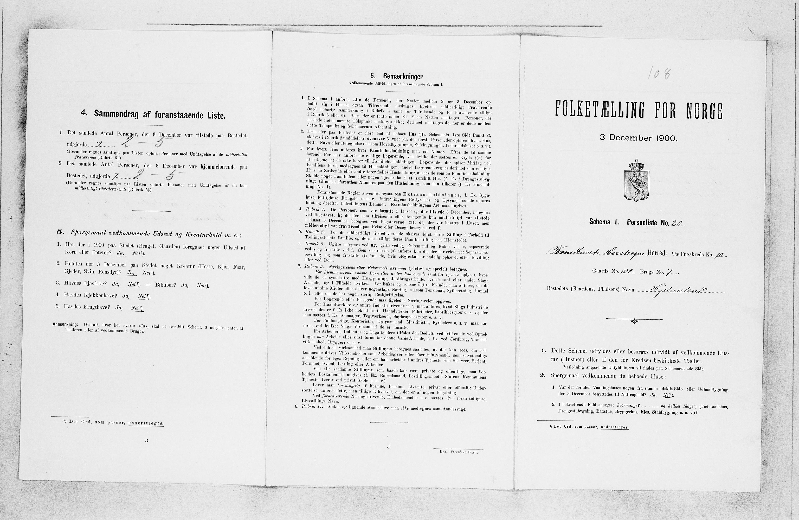 SAB, Folketelling 1900 for 1224 Kvinnherad herred, 1900, s. 968