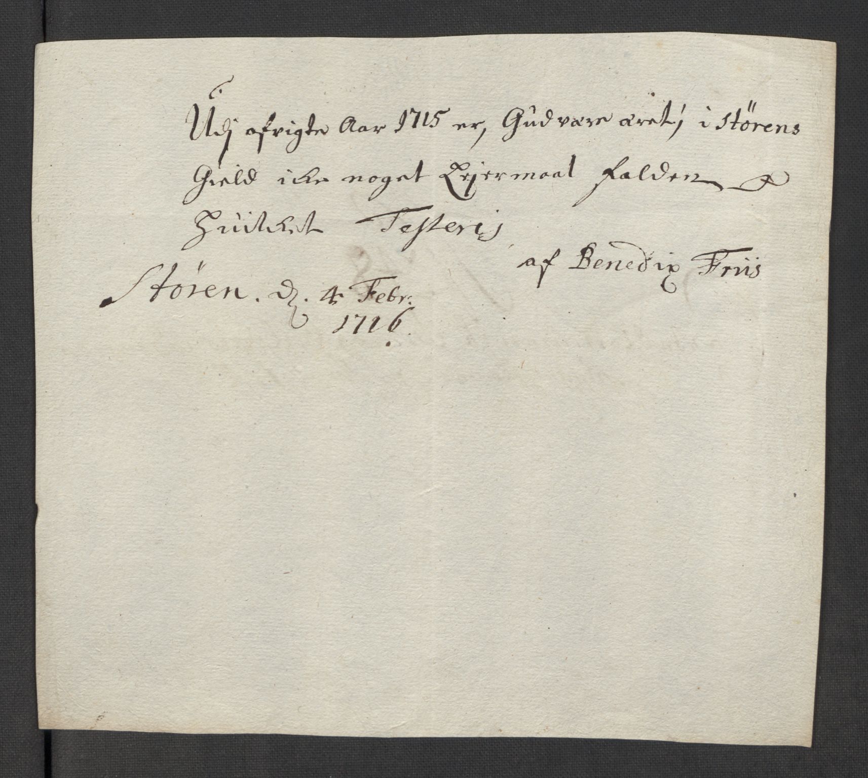 Rentekammeret inntil 1814, Reviderte regnskaper, Fogderegnskap, RA/EA-4092/R60/L3966: Fogderegnskap Orkdal og Gauldal, 1715, s. 406