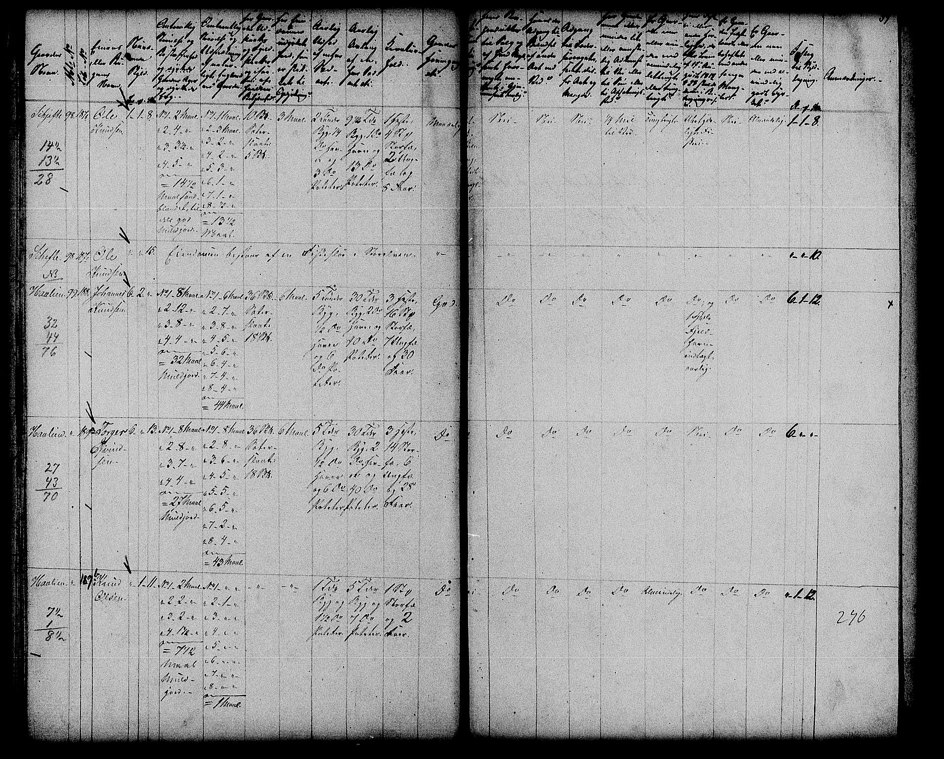 Matrikkelrevisjonen av 1863, AV/RA-S-1530/F/Fe/L0090: Vang, 1863, s. 59