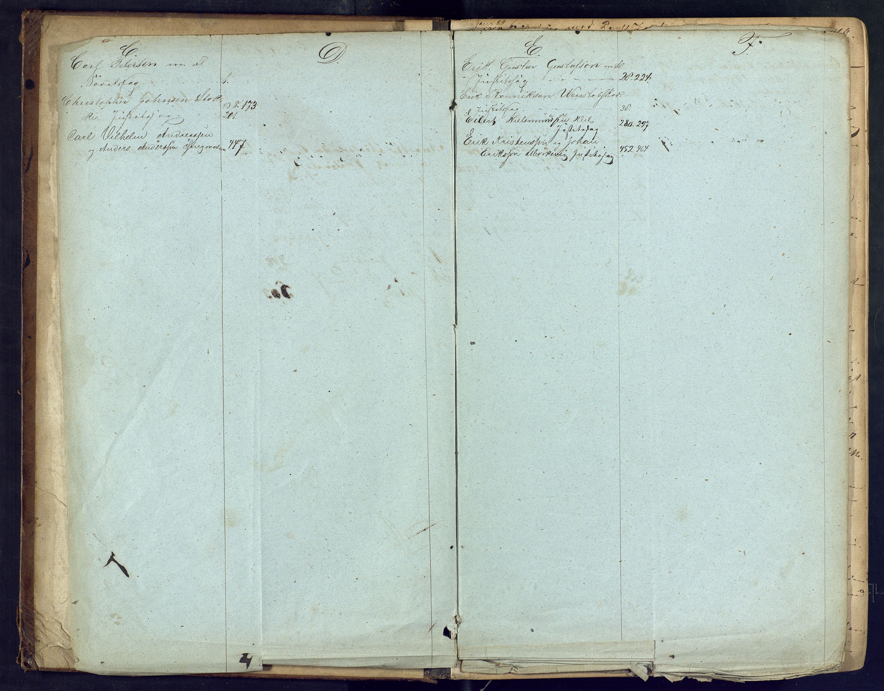 Bamble sorenskriveri, SAKO/A-214/F/Fc/Fcb/L0005: Ekstrarettprotokoll, 1863-1868