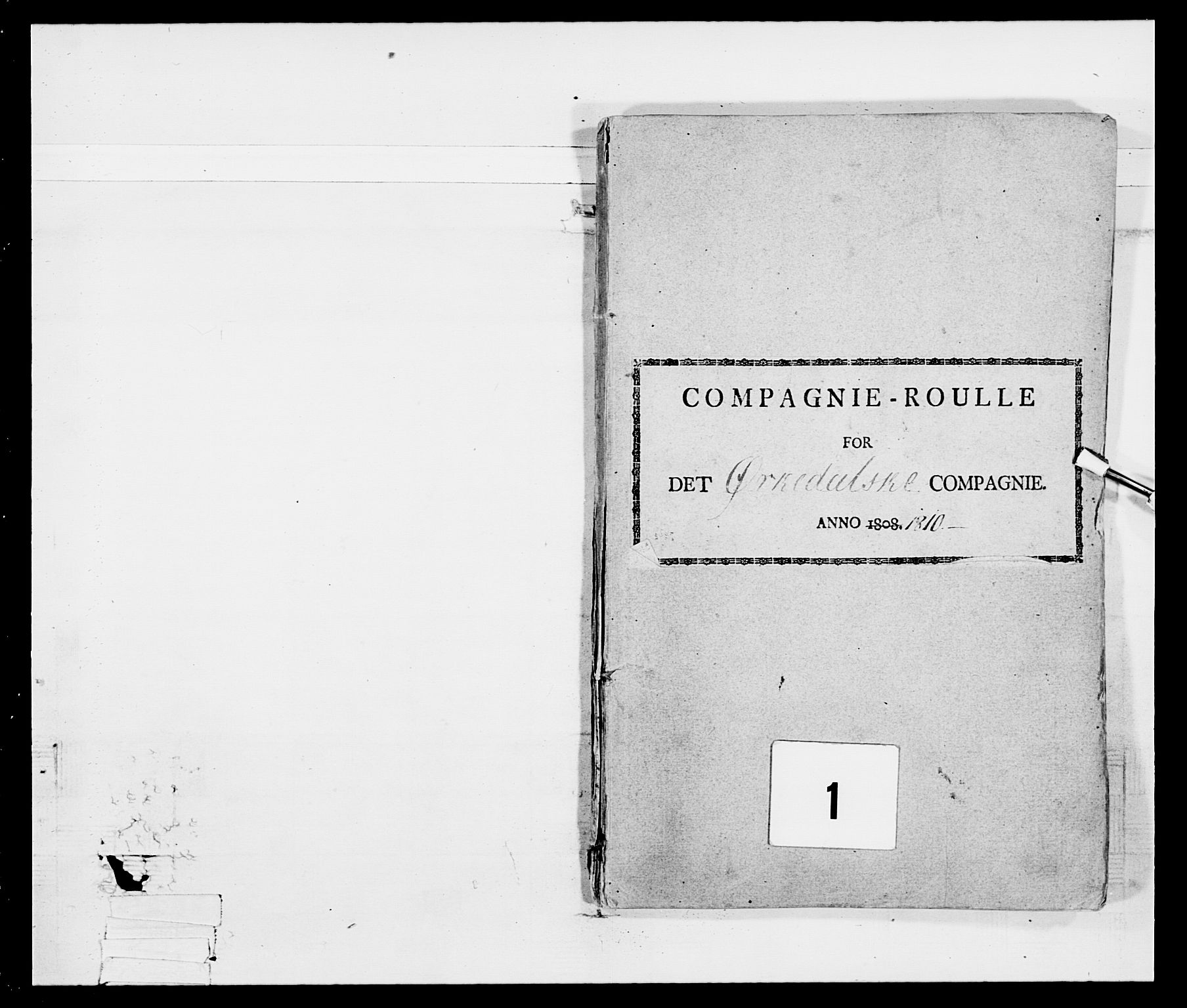 Generalitets- og kommissariatskollegiet, Det kongelige norske kommissariatskollegium, RA/EA-5420/E/Eh/L0083c: 2. Trondheimske nasjonale infanteriregiment, 1810, s. 5