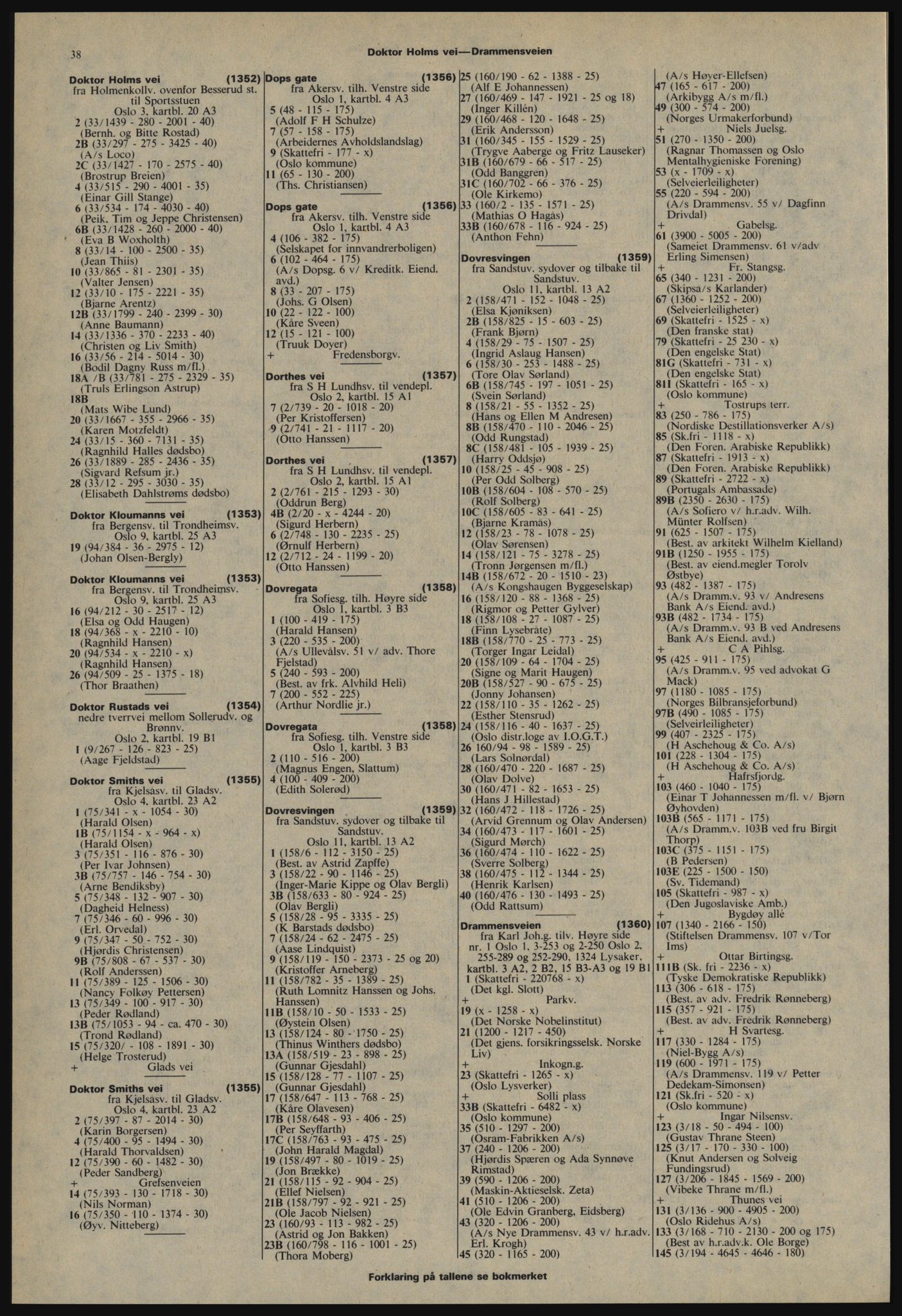 Kristiania/Oslo adressebok, PUBL/-, 1978-1979, s. 38