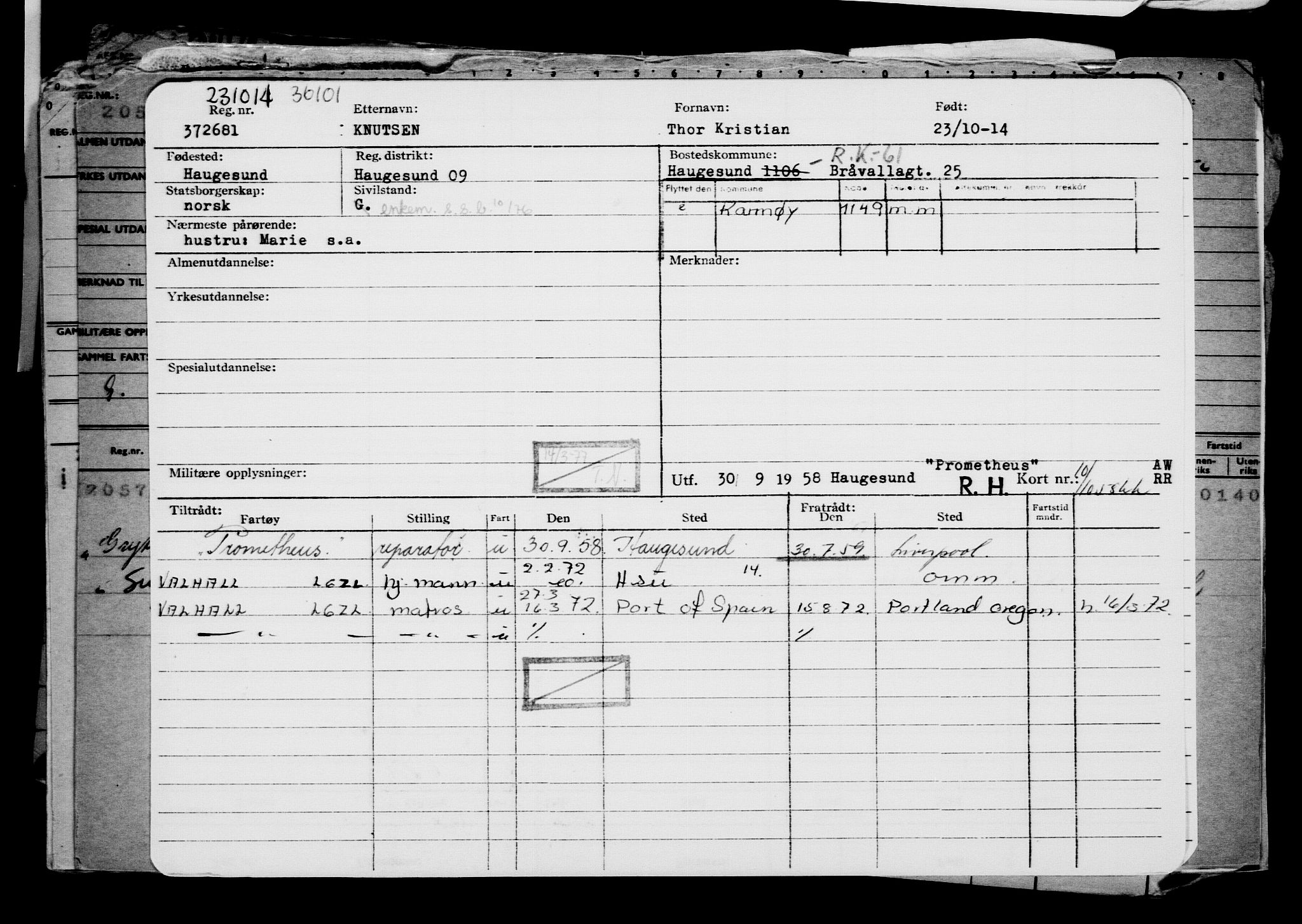 Direktoratet for sjømenn, AV/RA-S-3545/G/Gb/L0124: Hovedkort, 1914, s. 795