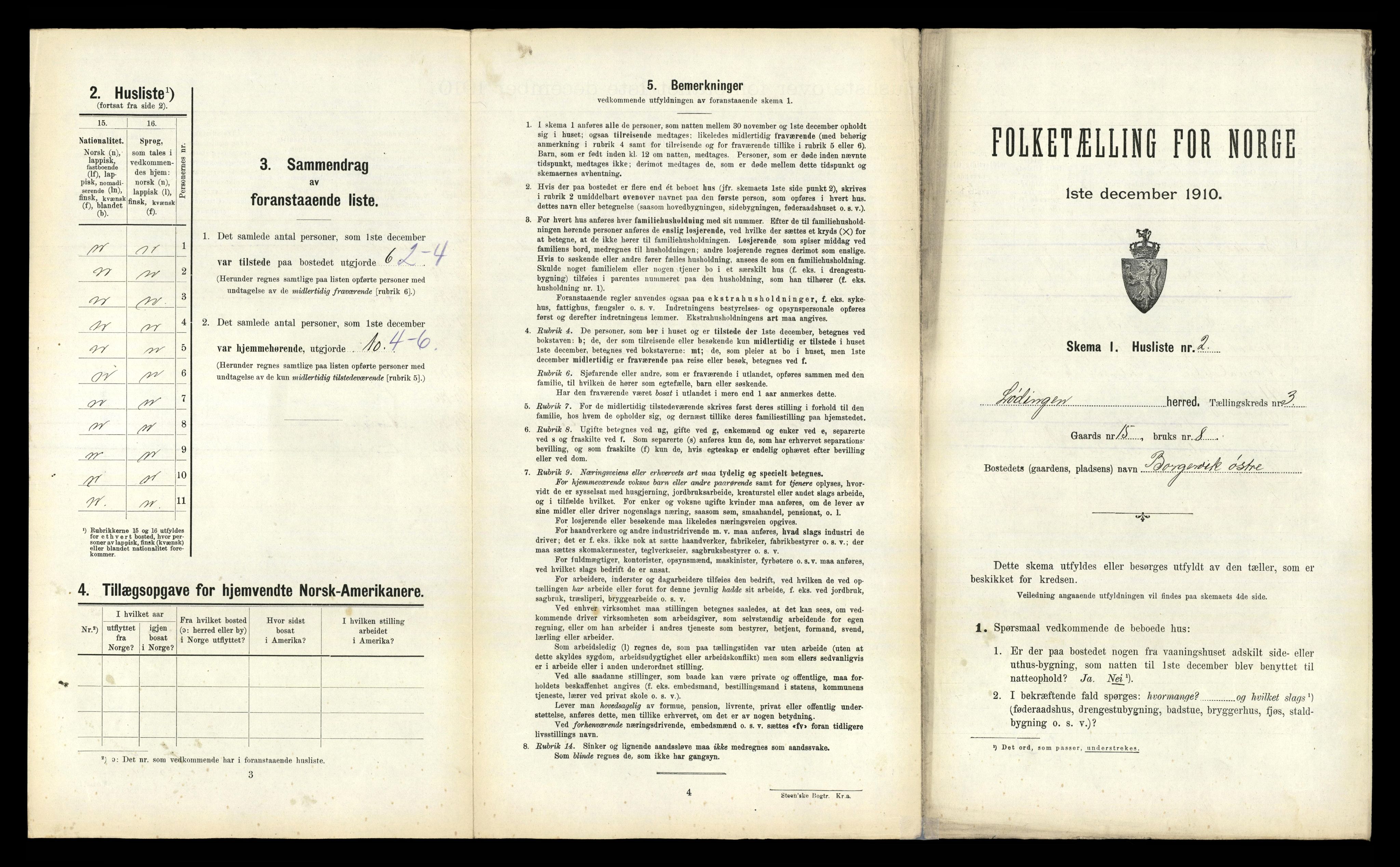 RA, Folketelling 1910 for 1851 Lødingen herred, 1910, s. 231