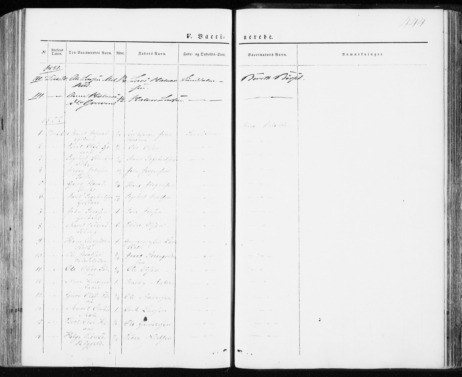 Ministerialprotokoller, klokkerbøker og fødselsregistre - Møre og Romsdal, AV/SAT-A-1454/590/L1013: Ministerialbok nr. 590A05, 1847-1877, s. 444