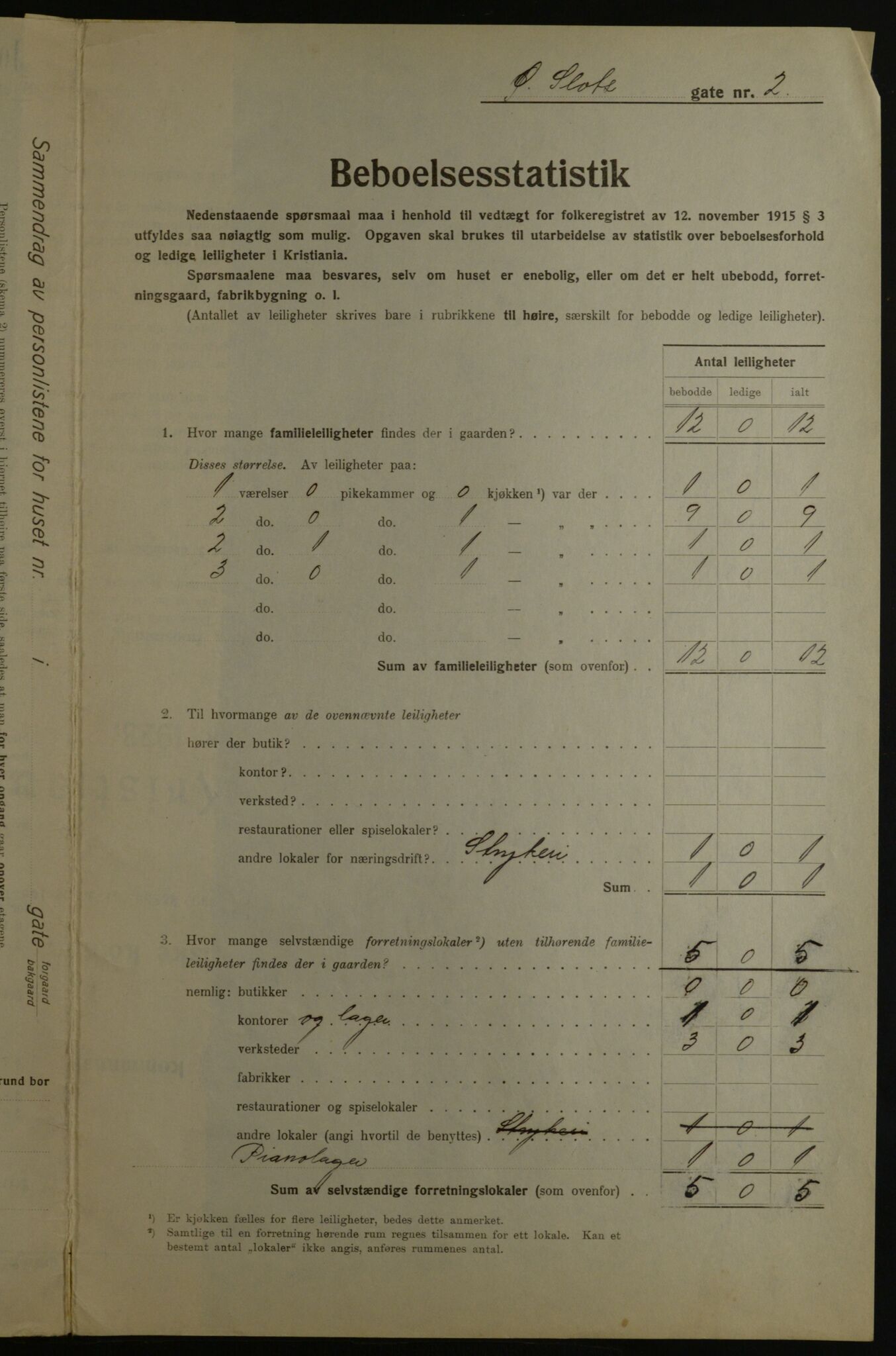 OBA, Kommunal folketelling 1.12.1923 for Kristiania, 1923, s. 143137