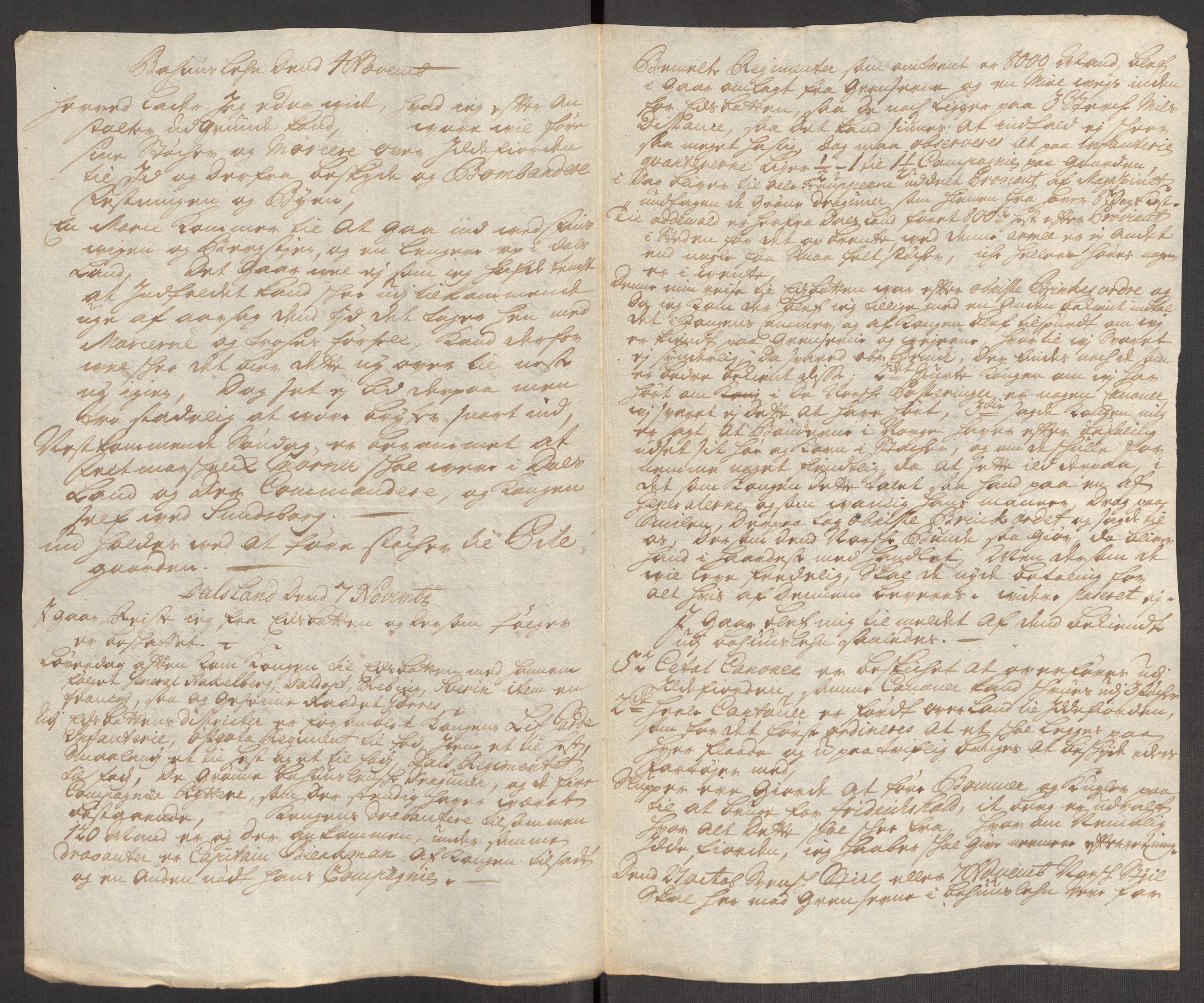 Kommanderende general (KG I) med Det norske krigsdirektorium, AV/RA-EA-5419/E/Eb/L0012: Kunnskap om fienden, kronologisk ordnet, 1718-1719, s. 477