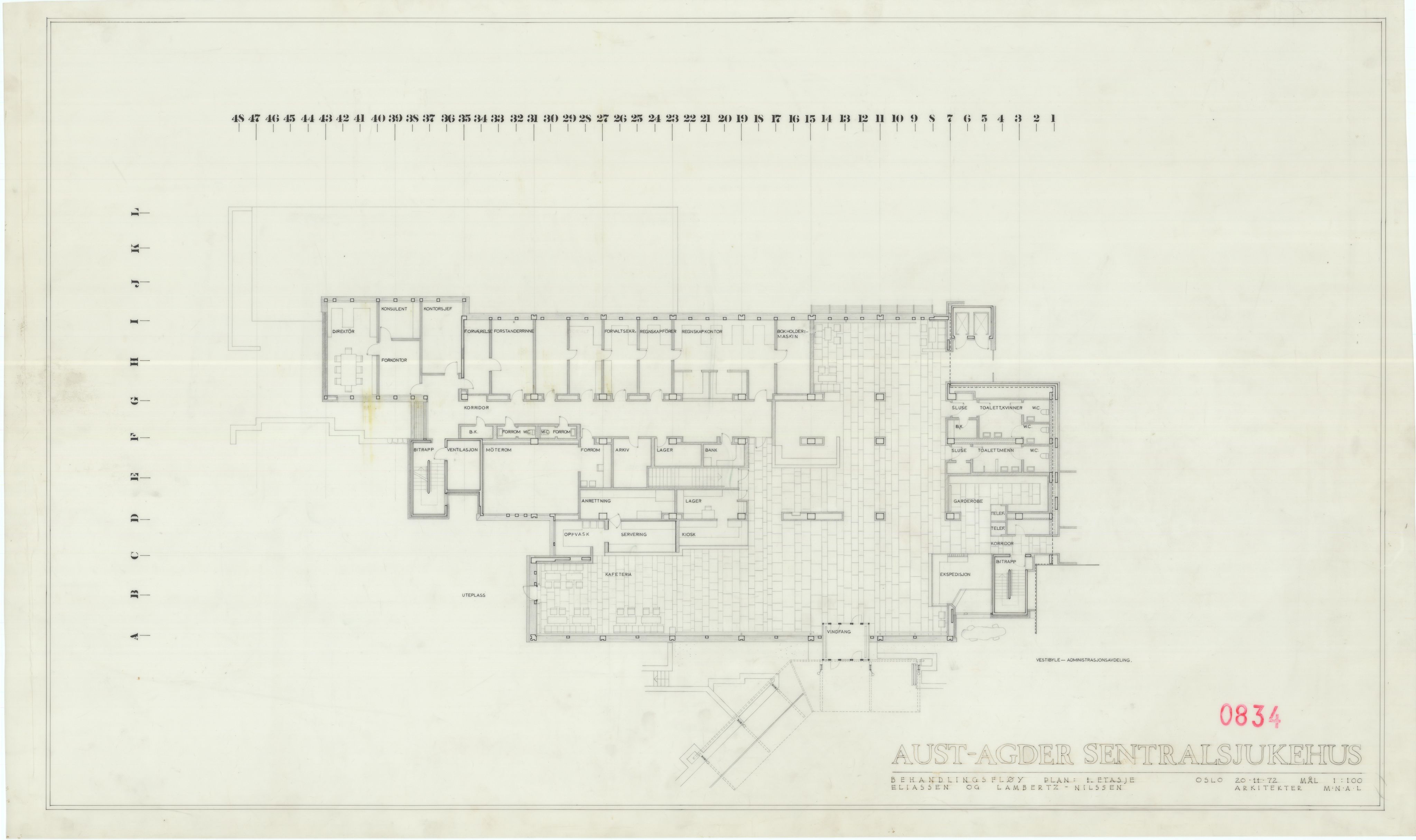 Eliassen og Lambertz-Nilssen Arkitekter, AAKS/PA-2983/T/T02/L0008: Tegningskogger 0834, 1967-1972, s. 5