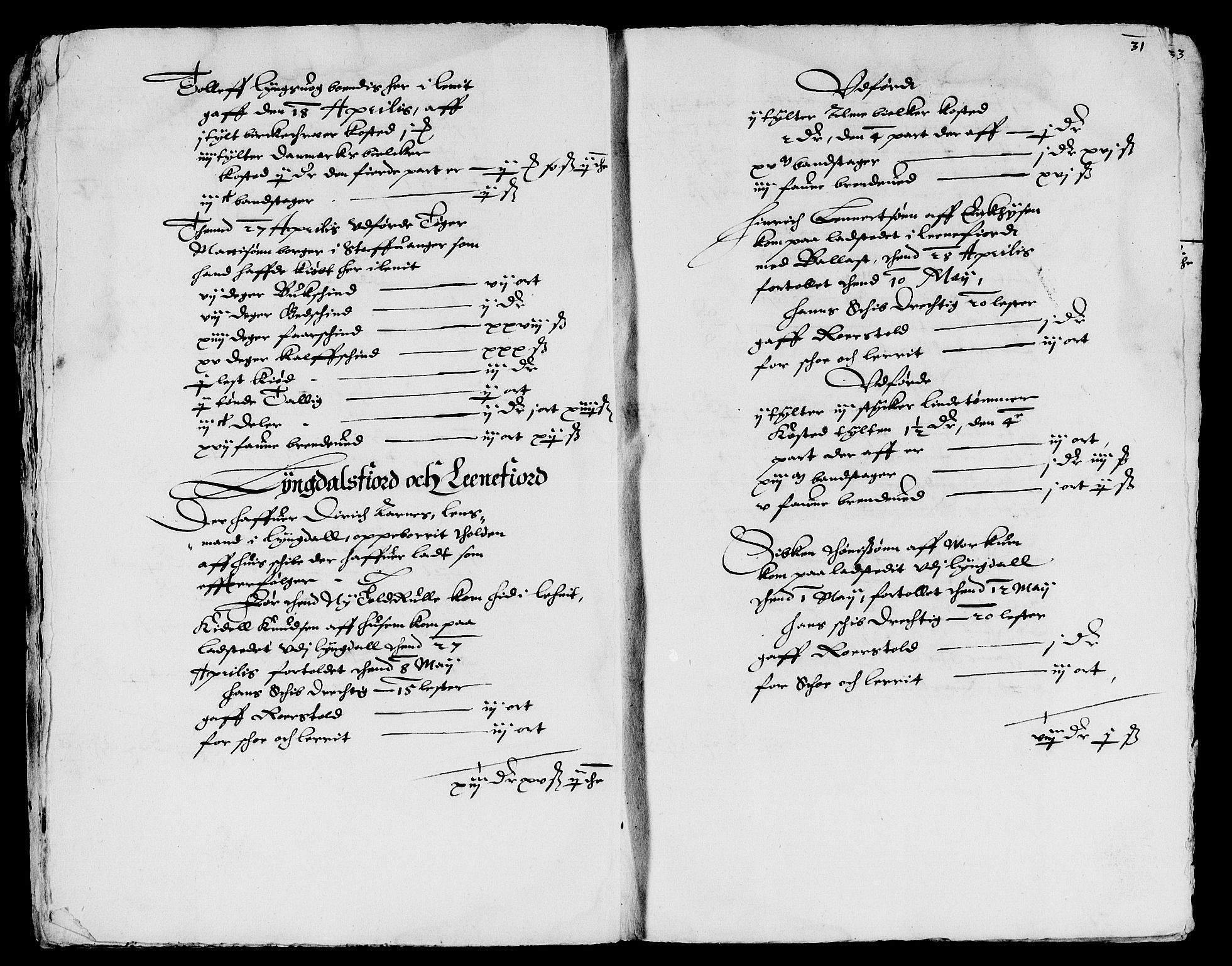 Rentekammeret inntil 1814, Reviderte regnskaper, Lensregnskaper, AV/RA-EA-5023/R/Rb/Rbr/L0003: Lista len, 1611-1614