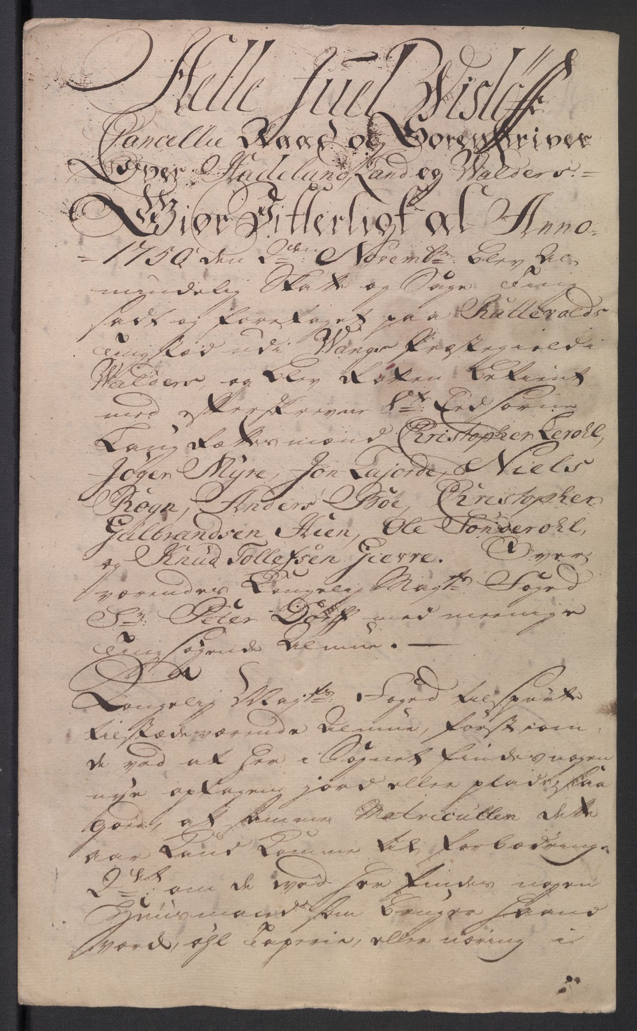 Rentekammeret inntil 1814, Reviderte regnskaper, Fogderegnskap, RA/EA-4092/R18/L1348: Fogderegnskap Hadeland, Toten og Valdres, 1750-1751, s. 37