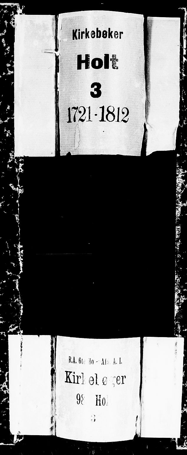 Holt sokneprestkontor, AV/SAK-1111-0021/F/Fa/L0001: Ministerialbok nr. A 1 /5, 1721-1735