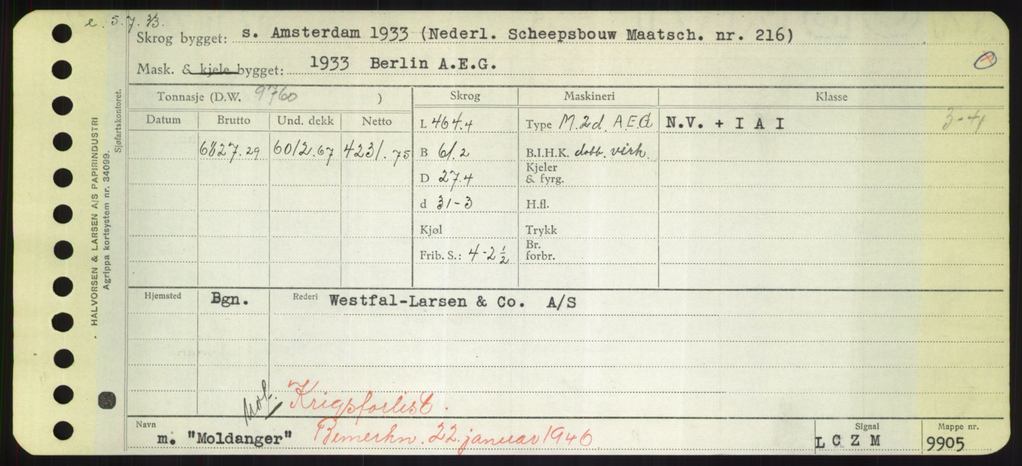 Sjøfartsdirektoratet med forløpere, Skipsmålingen, RA/S-1627/H/Hd/L0025: Fartøy, Min-Mås, s. 129