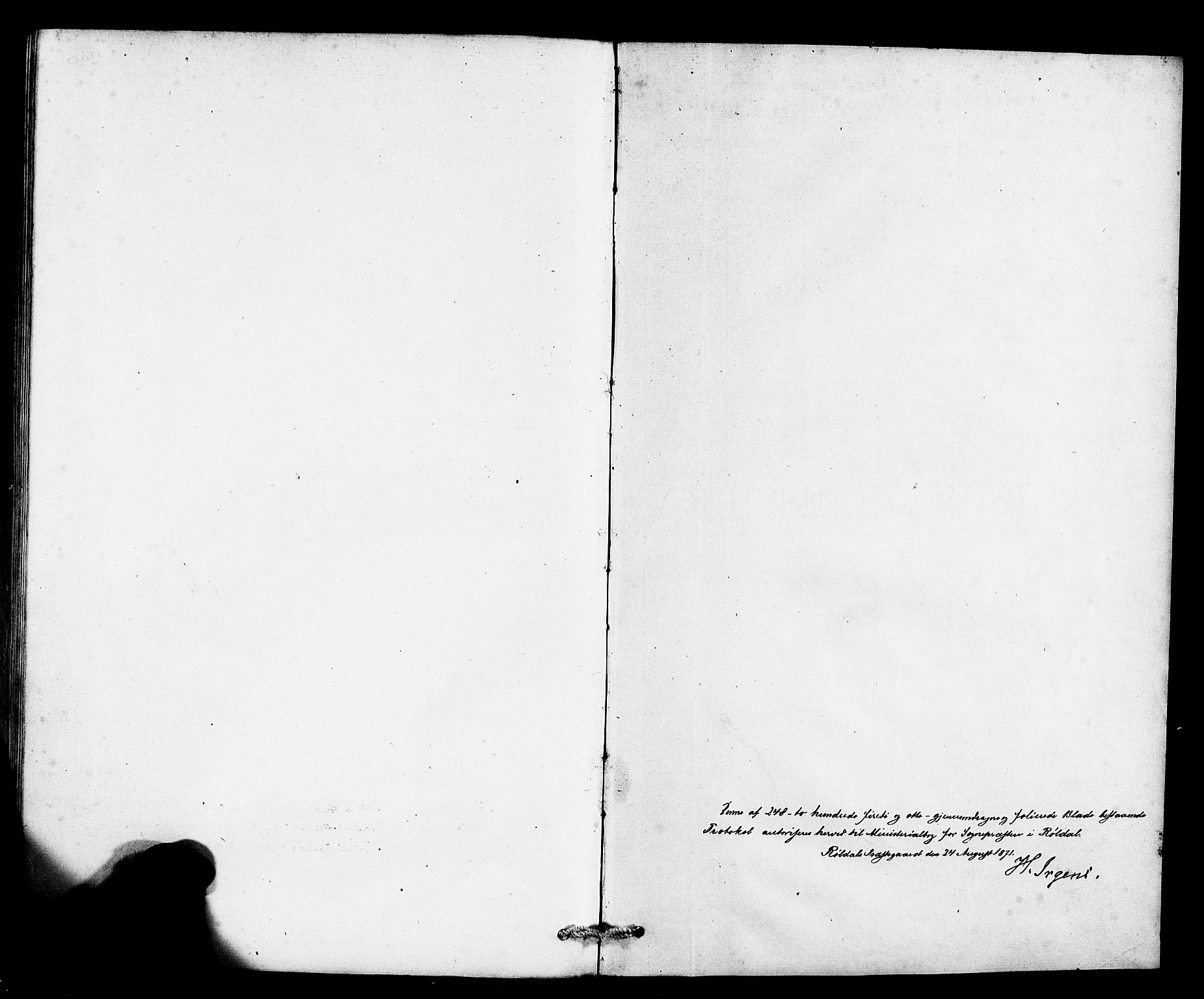Røldal sokneprestembete, AV/SAB-A-100247: Ministerialbok nr. A 4, 1870-1886