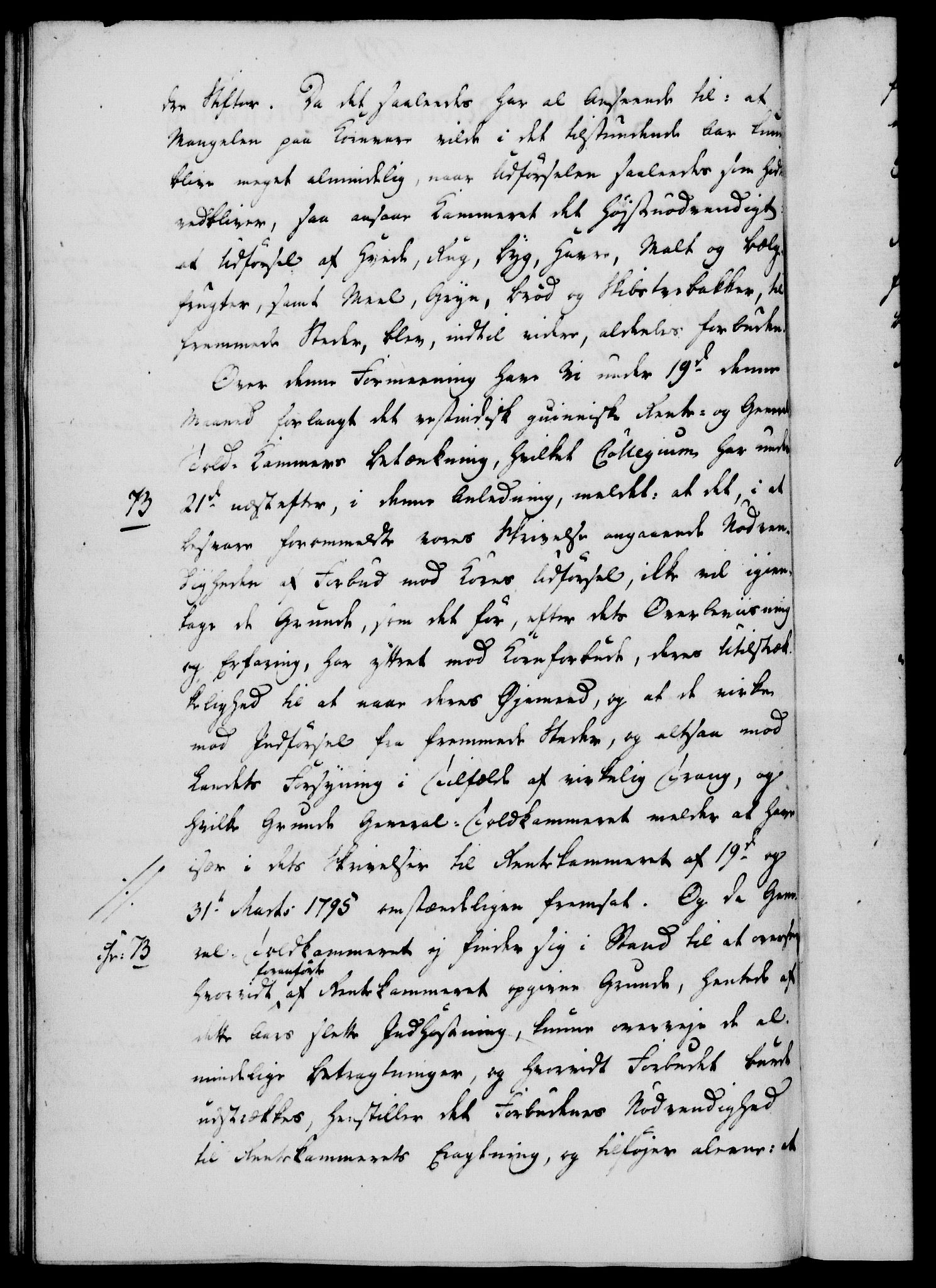 Rentekammeret, Kammerkanselliet, AV/RA-EA-3111/G/Gf/Gfa/L0081: Norsk relasjons- og resolusjonsprotokoll (merket RK 52.81), 1799, s. 702