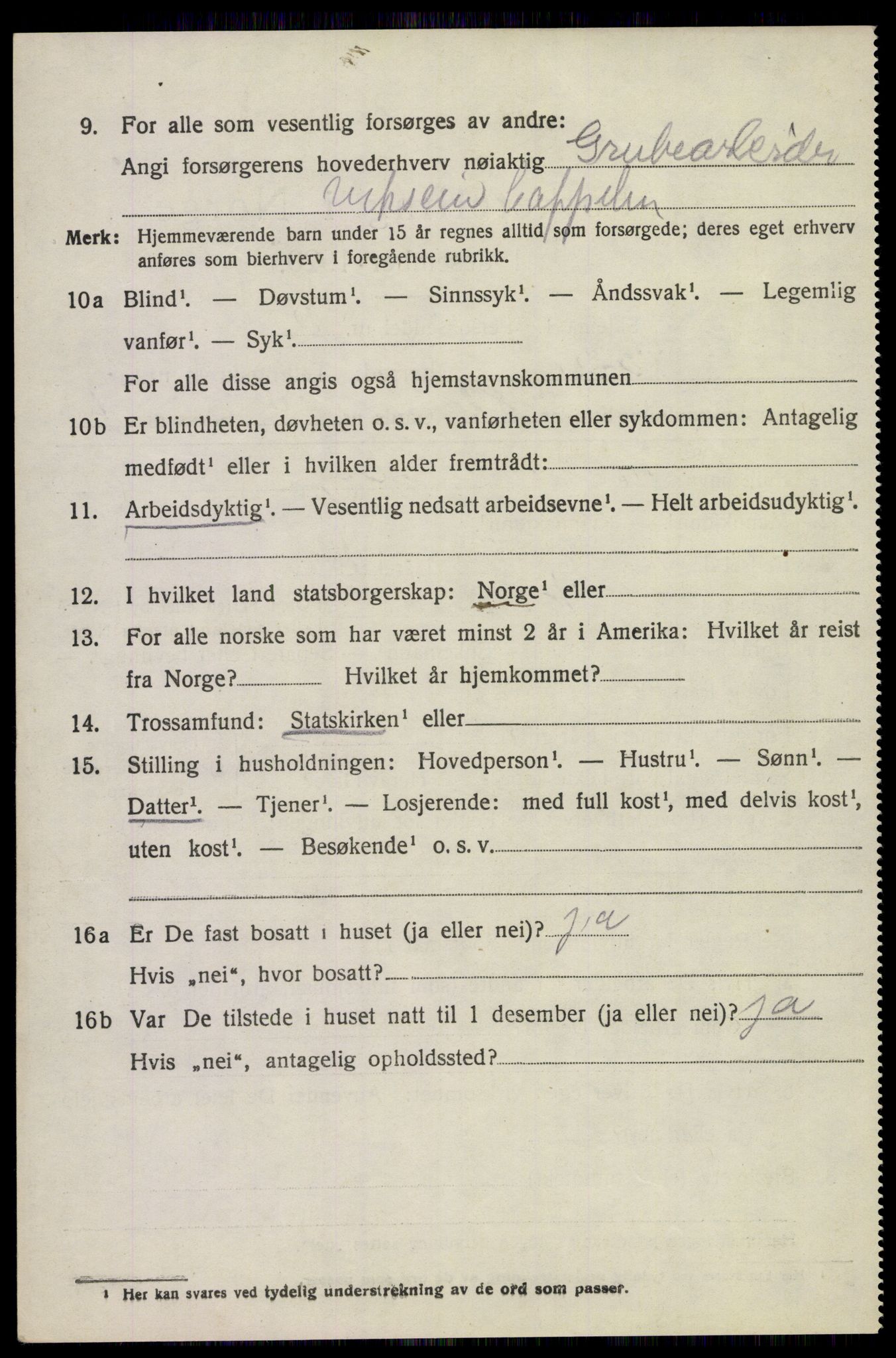 SAKO, Folketelling 1920 for 0819 Holla herred, 1920, s. 7116