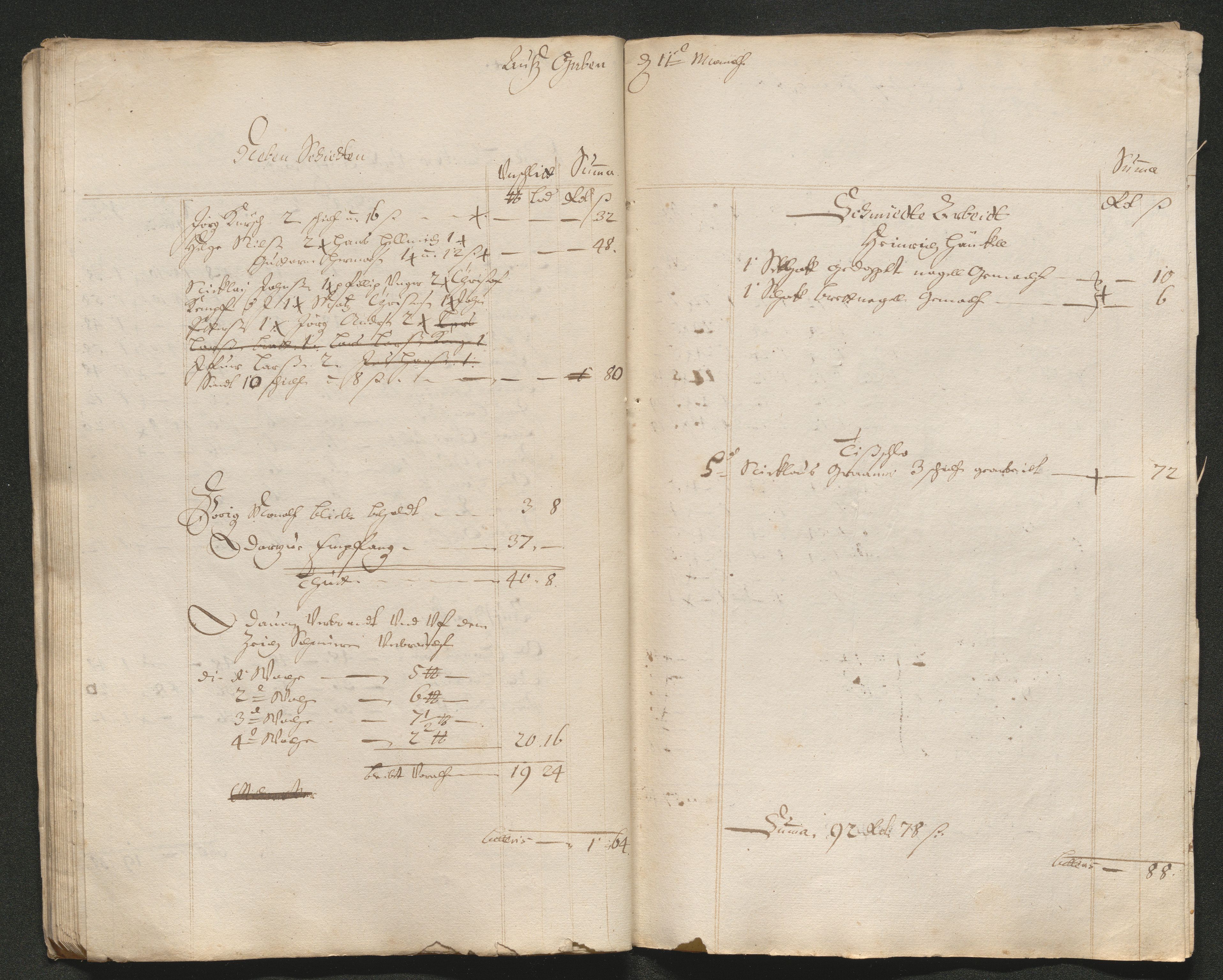 Kongsberg Sølvverk 1623-1816, AV/SAKO-EA-3135/001/D/Dc/Dcd/L0065: Utgiftsregnskap for gruver m.m. , 1687, s. 383