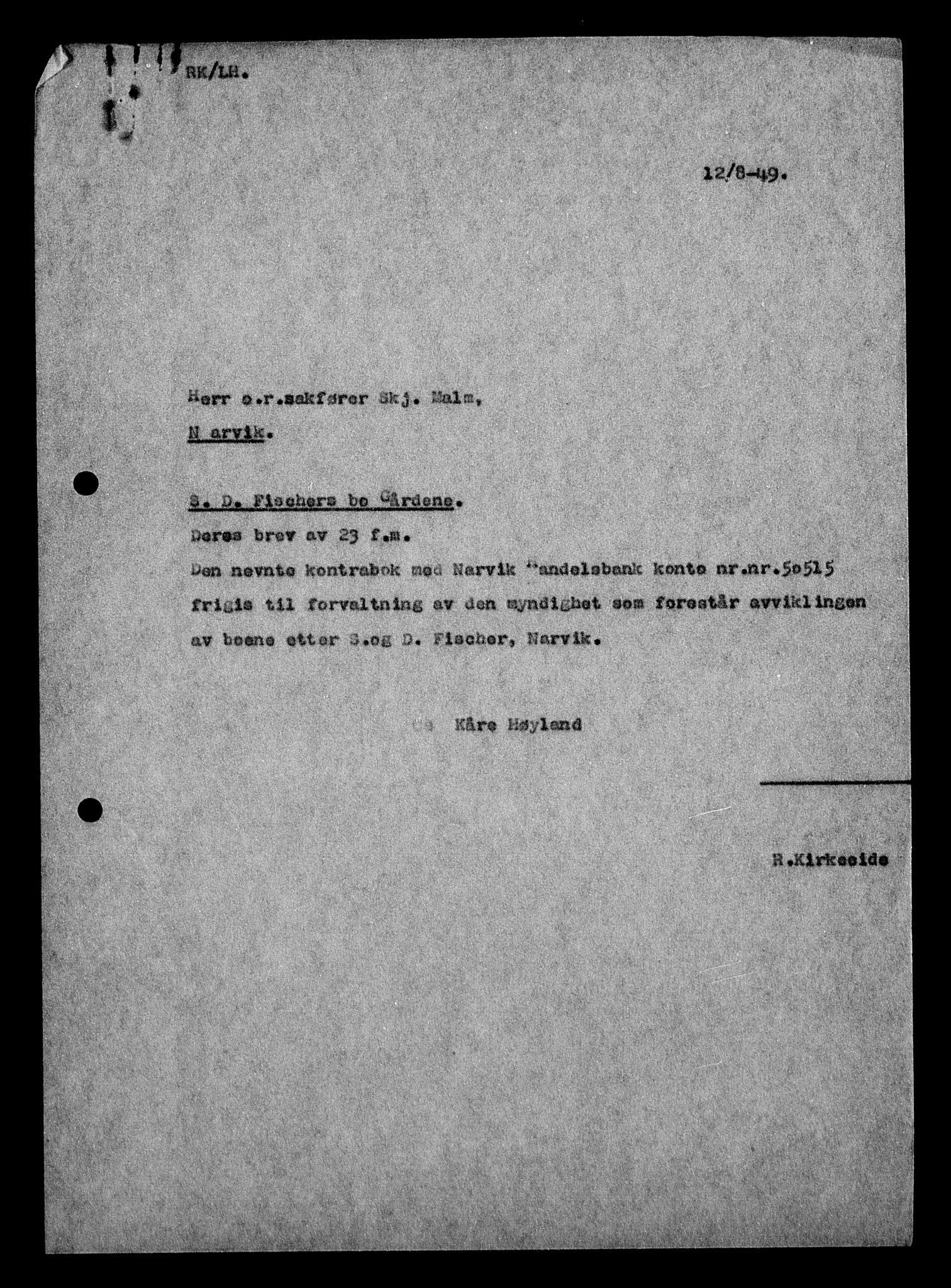 Justisdepartementet, Tilbakeføringskontoret for inndratte formuer, AV/RA-S-1564/H/Hc/Hcb/L0913: --, 1945-1947, s. 20