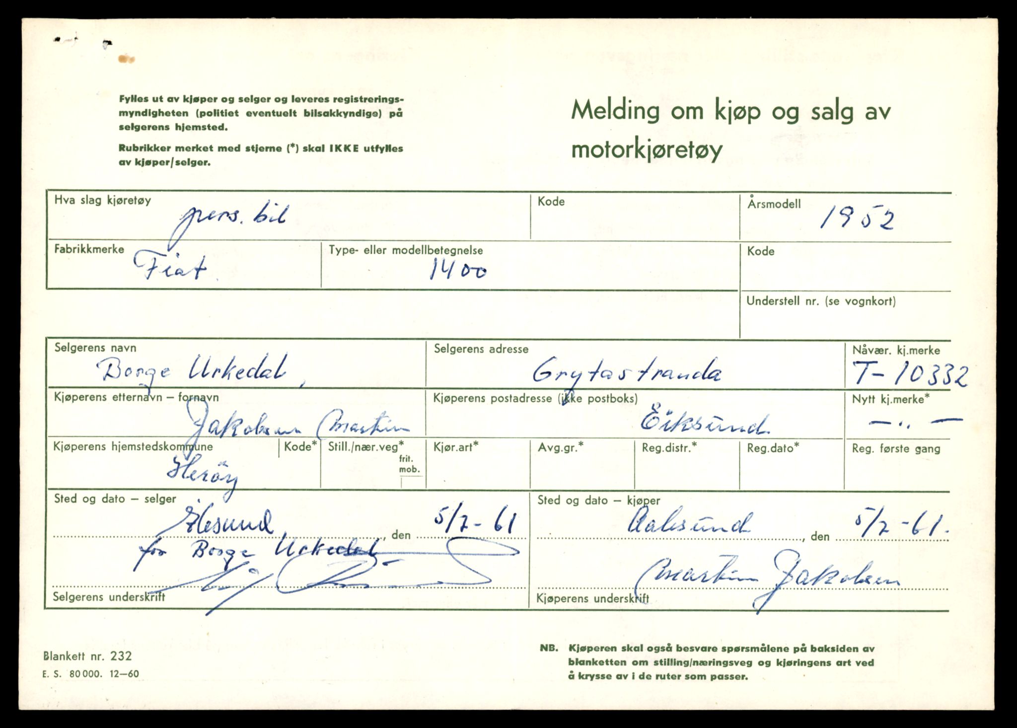 Møre og Romsdal vegkontor - Ålesund trafikkstasjon, AV/SAT-A-4099/F/Fe/L0019: Registreringskort for kjøretøy T 10228 - T 10350, 1927-1998, s. 2557