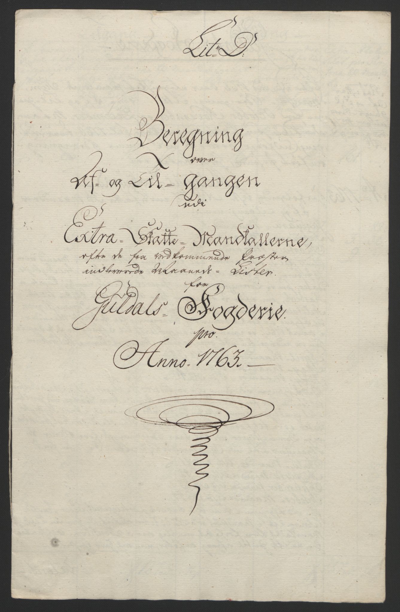 Rentekammeret inntil 1814, Reviderte regnskaper, Fogderegnskap, RA/EA-4092/R60/L4094: Ekstraskatten Orkdal og Gauldal, 1762-1765, s. 101