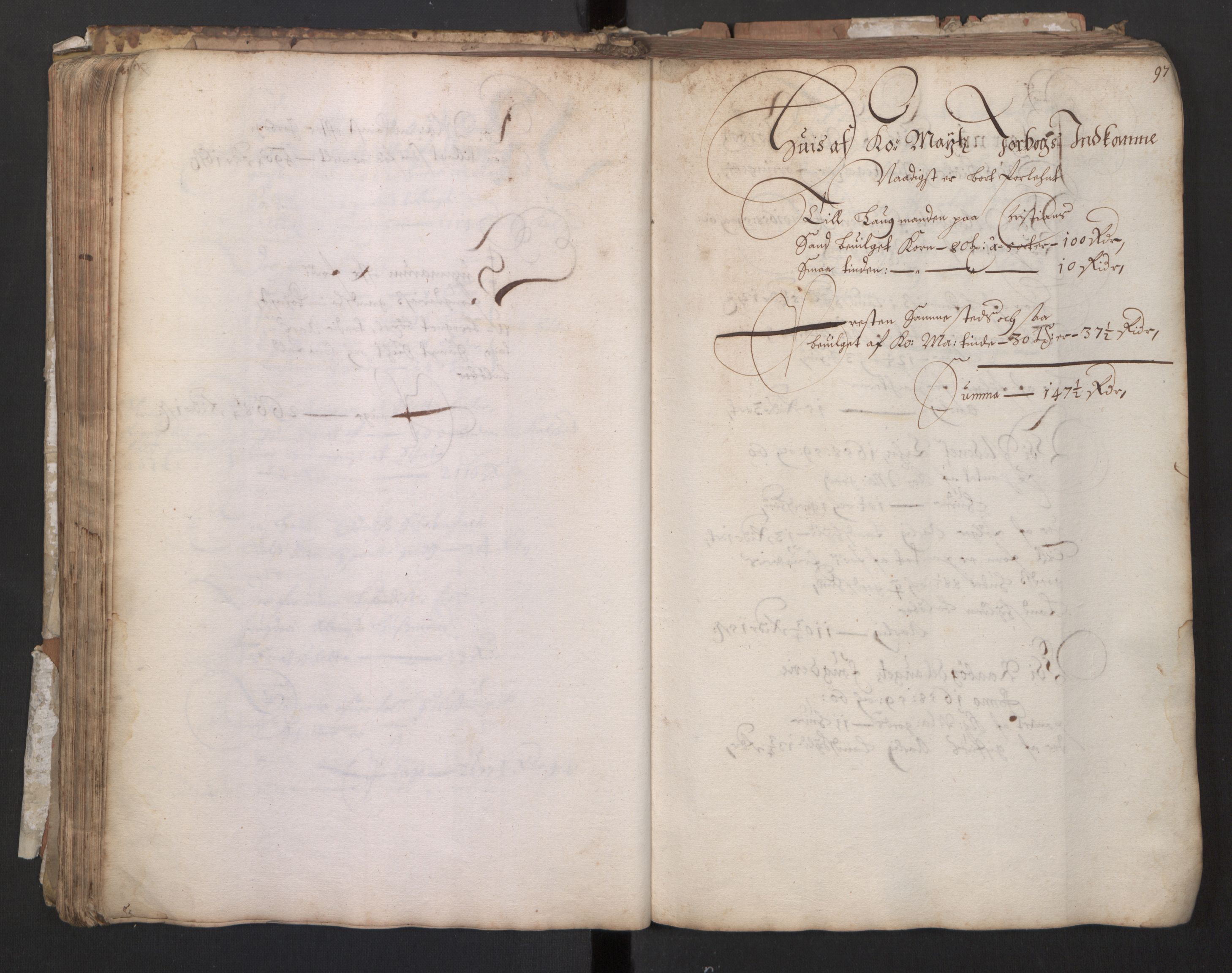 Rentekammeret inntil 1814, Realistisk ordnet avdeling, AV/RA-EA-4070/L/L0031/0002: Landkommisjonens ekstrakter: / Likelydende protokoll (kopi eller konsept?) merket Nr. 1. 1682., 1682, s. 96b-97a