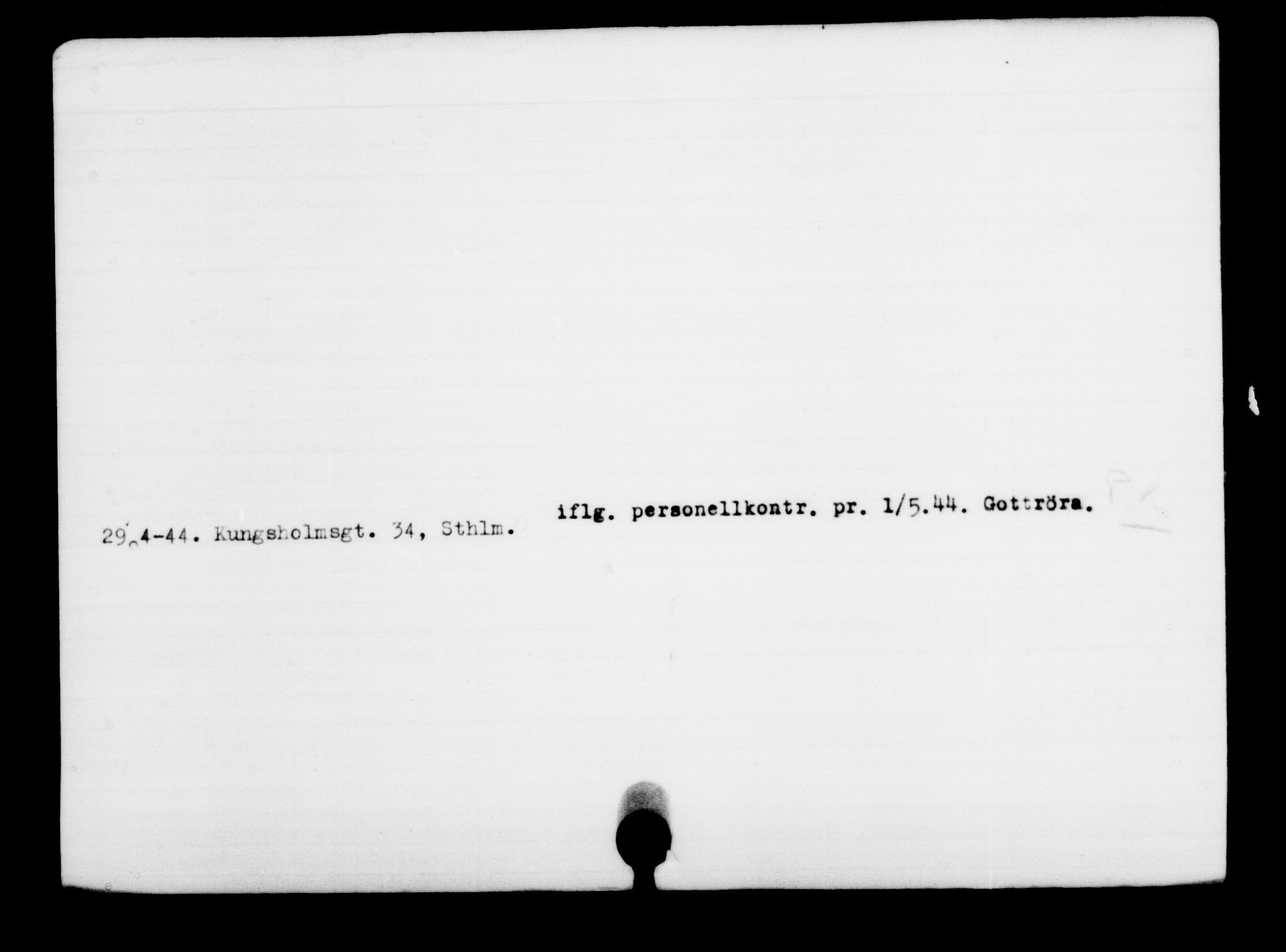 Utenriksstasjonene, Legasjonen i Stockholm, Flyktningkontoret, AV/RA-S-6753/V/Va/L0001: Kjesäterkartoteket, flyktninger med registreringsnr. 1-1000, 1940-1945, s. 816