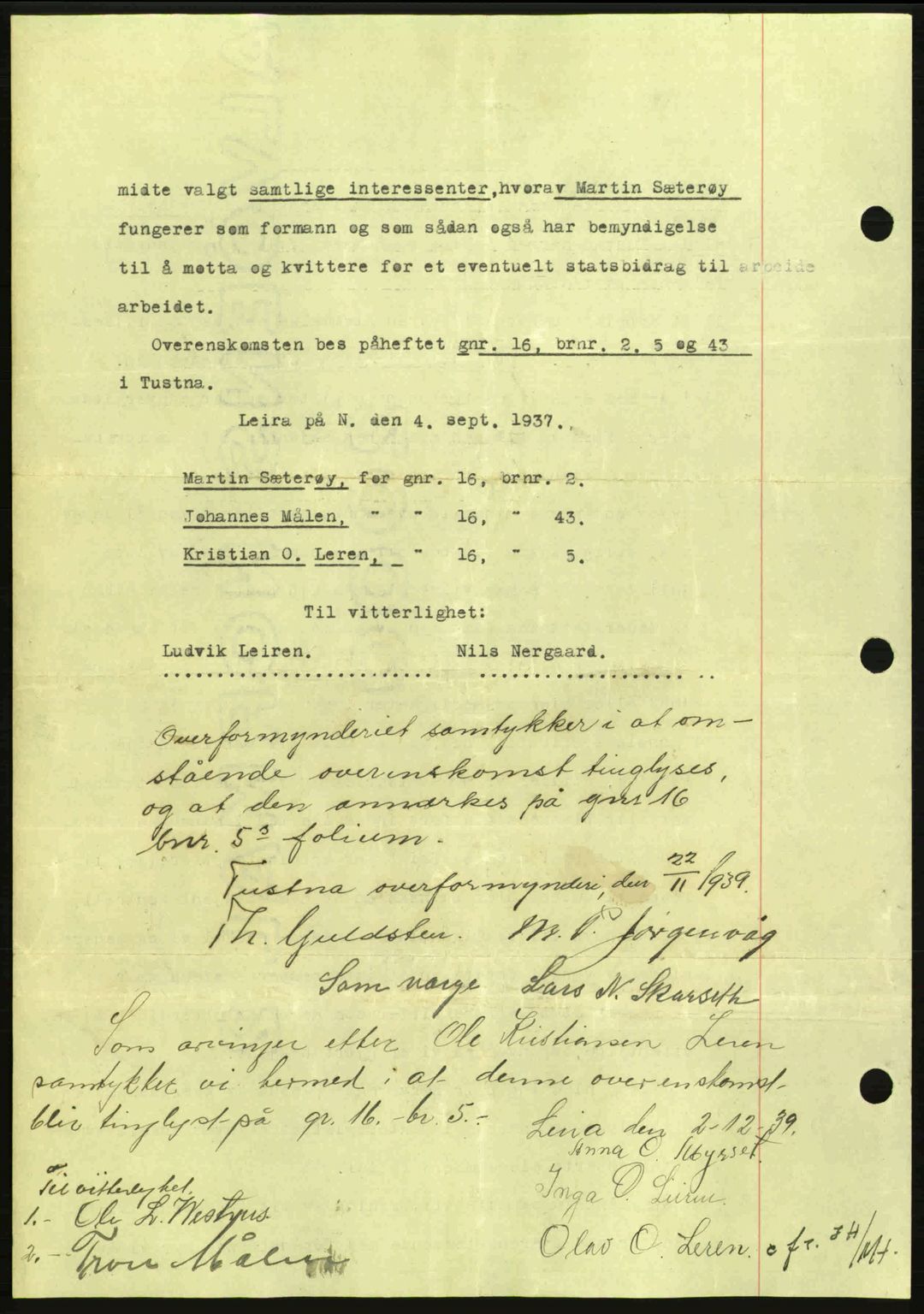 Nordmøre sorenskriveri, AV/SAT-A-4132/1/2/2Ca: Pantebok nr. B86, 1939-1940, Dagboknr: 3732/1939