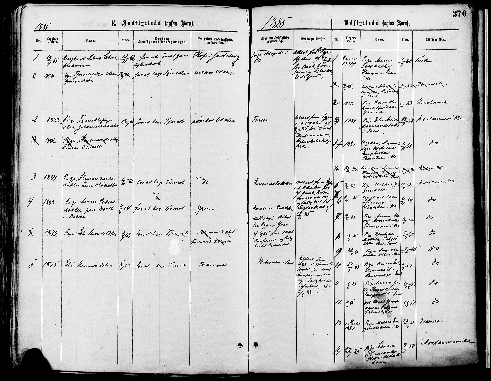 Nord-Odal prestekontor, SAH/PREST-032/H/Ha/Haa/L0005: Ministerialbok nr. 5, 1874-1885, s. 370