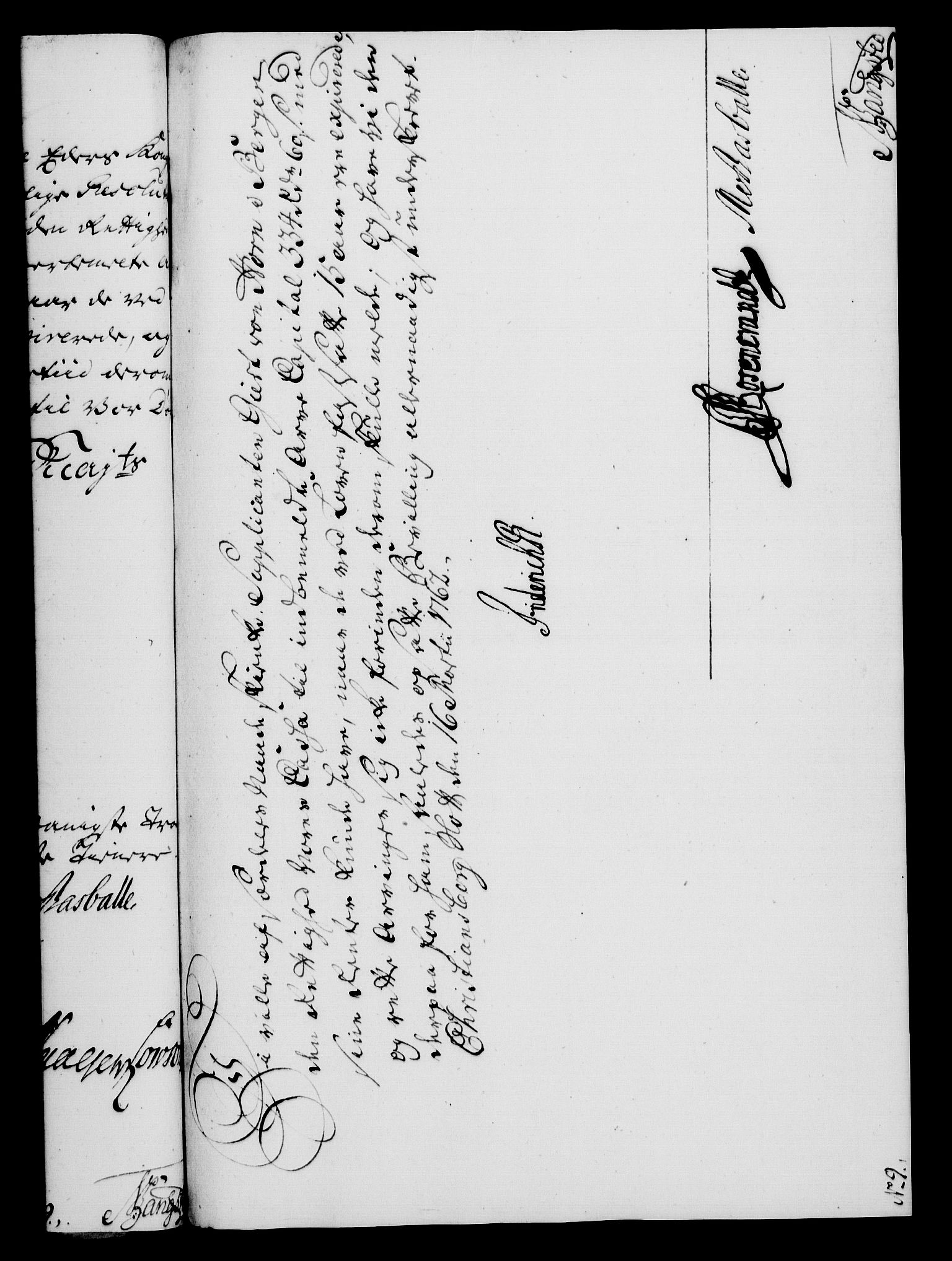 Rentekammeret, Kammerkanselliet, RA/EA-3111/G/Gf/Gfa/L0044: Norsk relasjons- og resolusjonsprotokoll (merket RK 52.44), 1762, s. 126