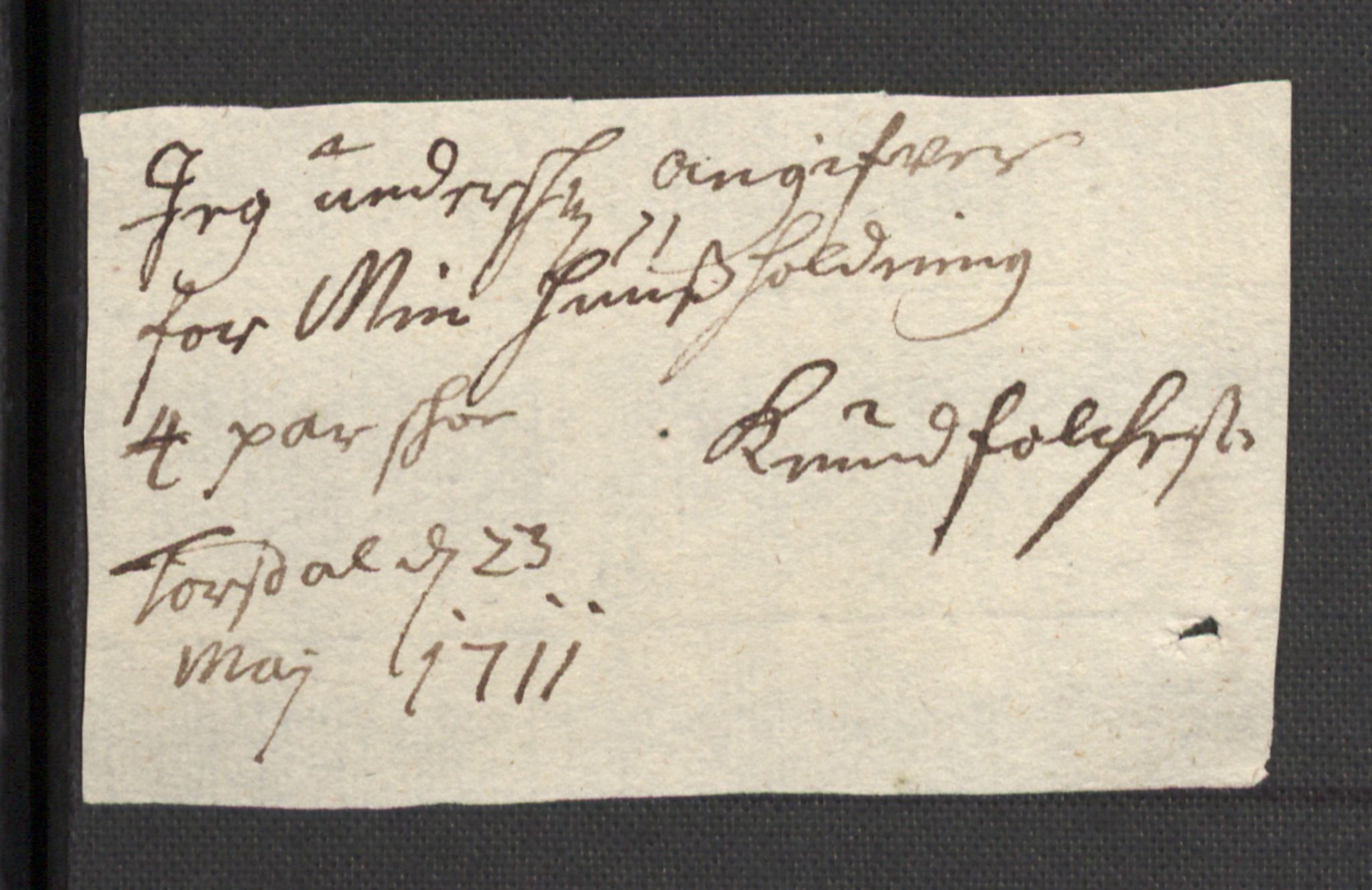 Rentekammeret inntil 1814, Reviderte regnskaper, Fogderegnskap, AV/RA-EA-4092/R36/L2121: Fogderegnskap Øvre og Nedre Telemark og Bamble, 1711, s. 228