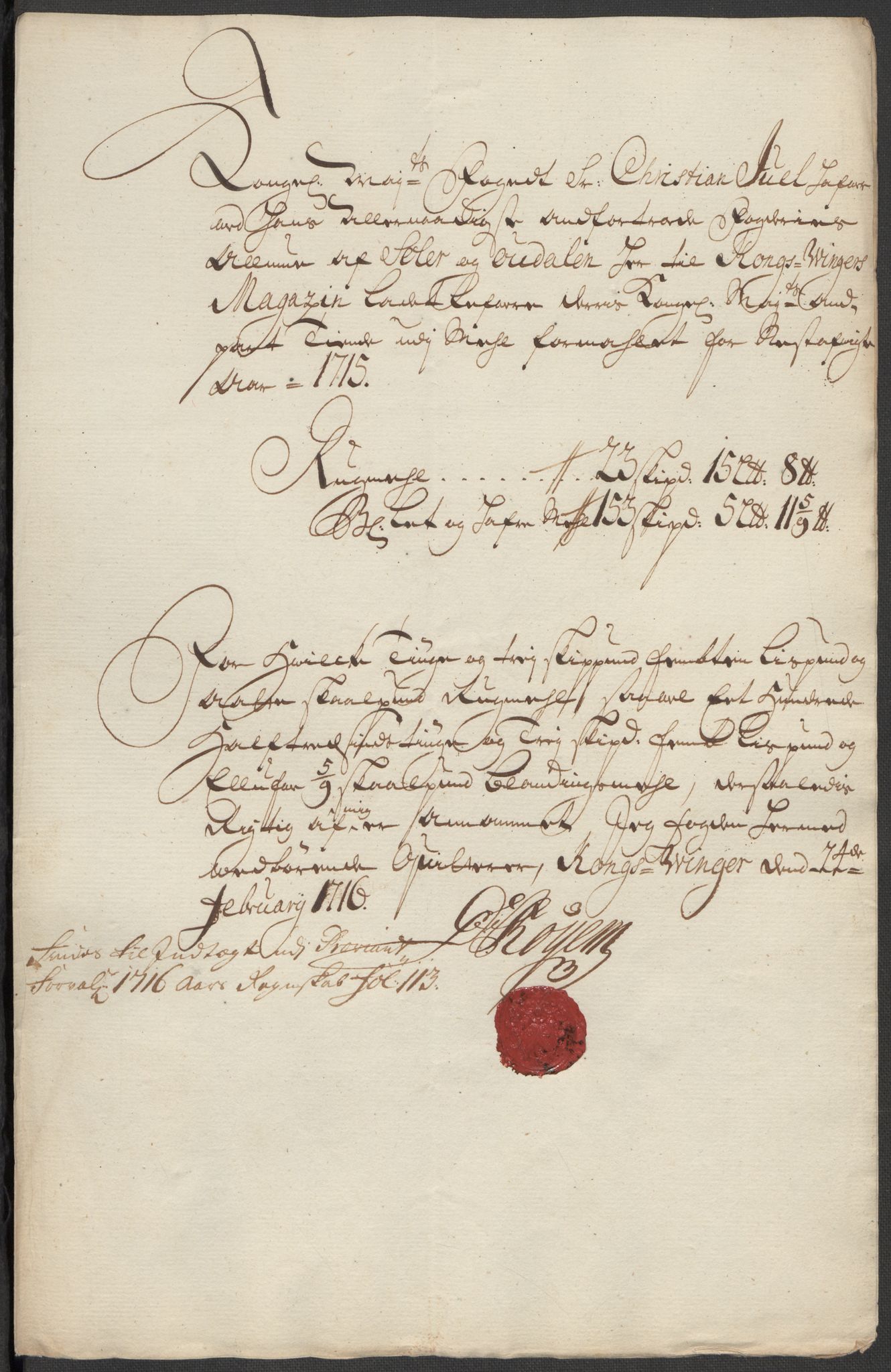 Rentekammeret inntil 1814, Reviderte regnskaper, Fogderegnskap, AV/RA-EA-4092/R13/L0853: Fogderegnskap Solør, Odal og Østerdal, 1715, s. 234