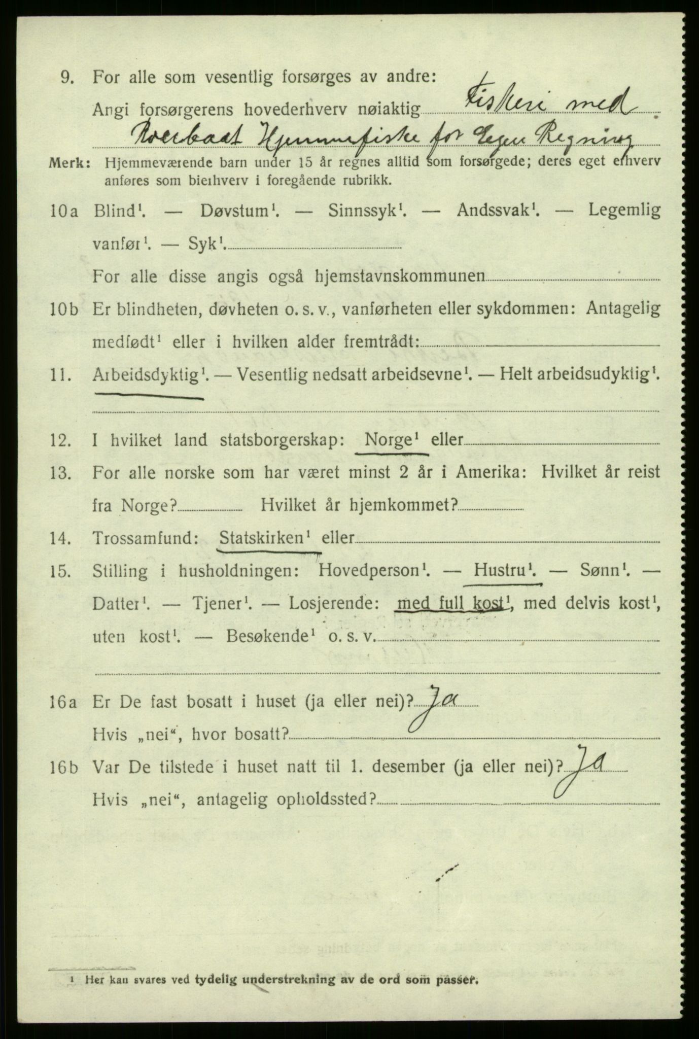 SAB, Folketelling 1920 for 1439 Sør-Vågsøy herred, 1920, s. 1671
