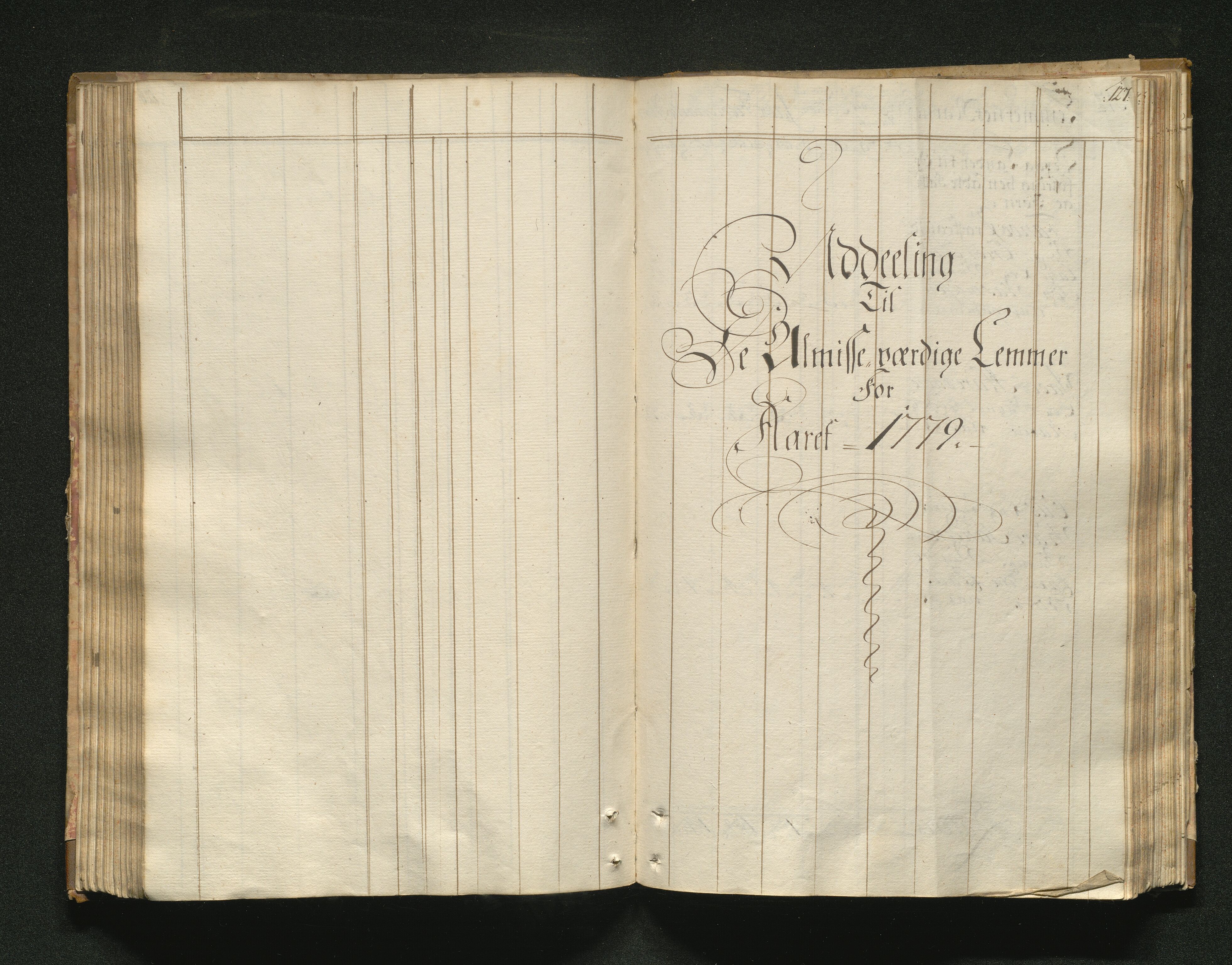 Overfattigkommisjonen i Bergen, AV/SAB-A-89001/F/L0001: Utdelingsbok for fattige i Domkirkesoknet, 1775-1780, s. 126b-127a