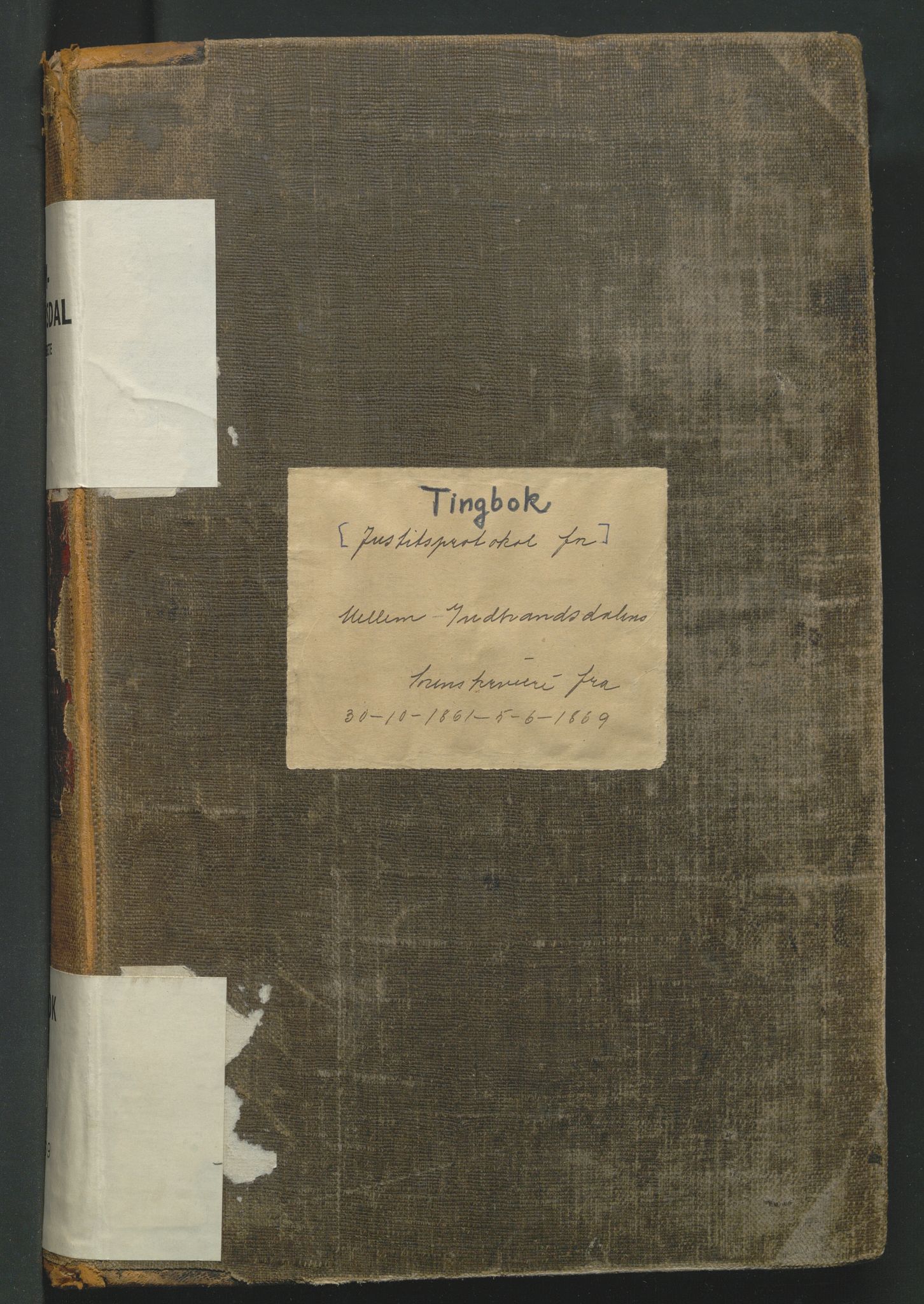 Mellom-Gudbrandsdal sorenskriveri, SAH/TING-038/G/Gb/L0003: Tingbok, 1861-1869