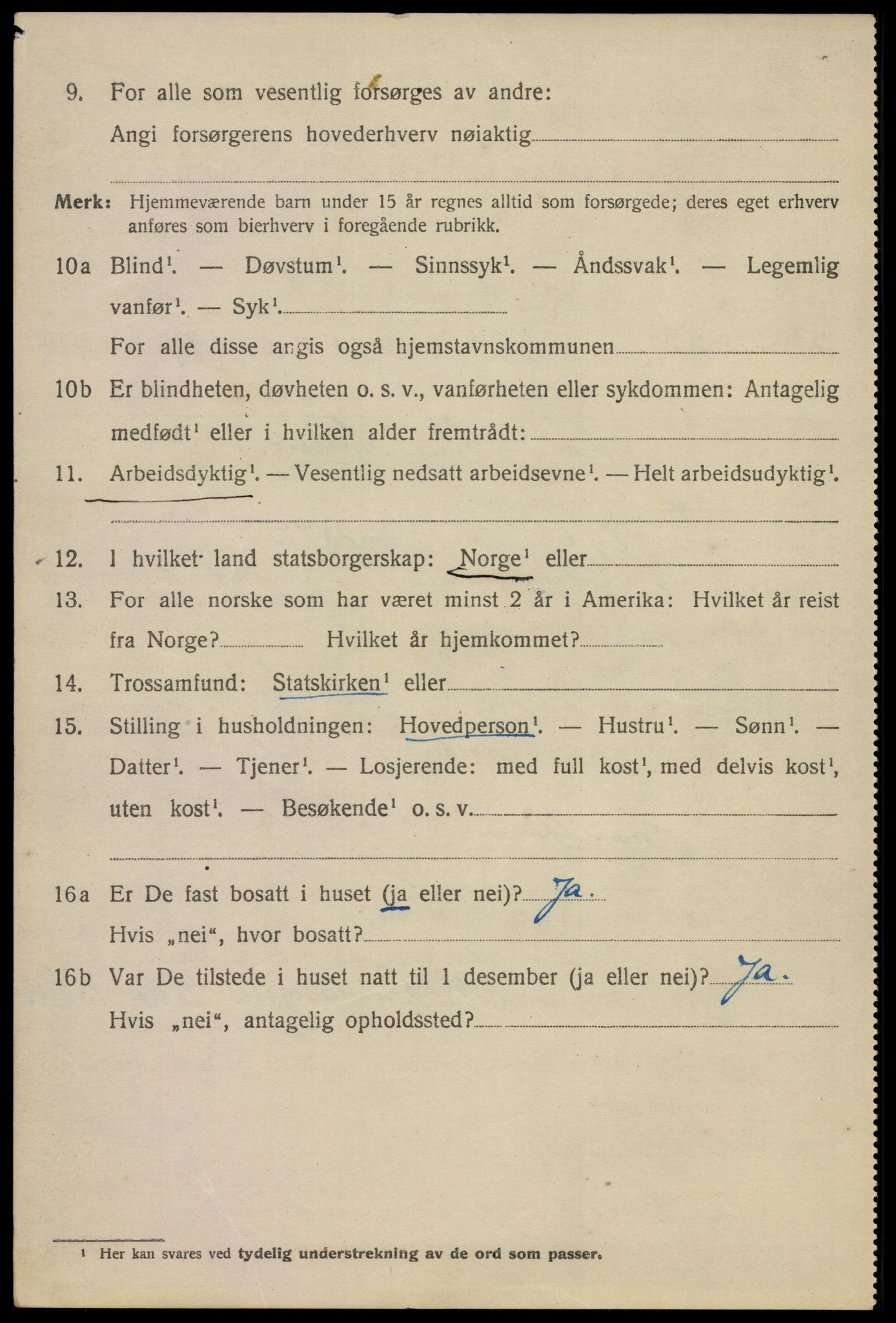 SAO, Folketelling 1920 for 0301 Kristiania kjøpstad, 1920, s. 184596