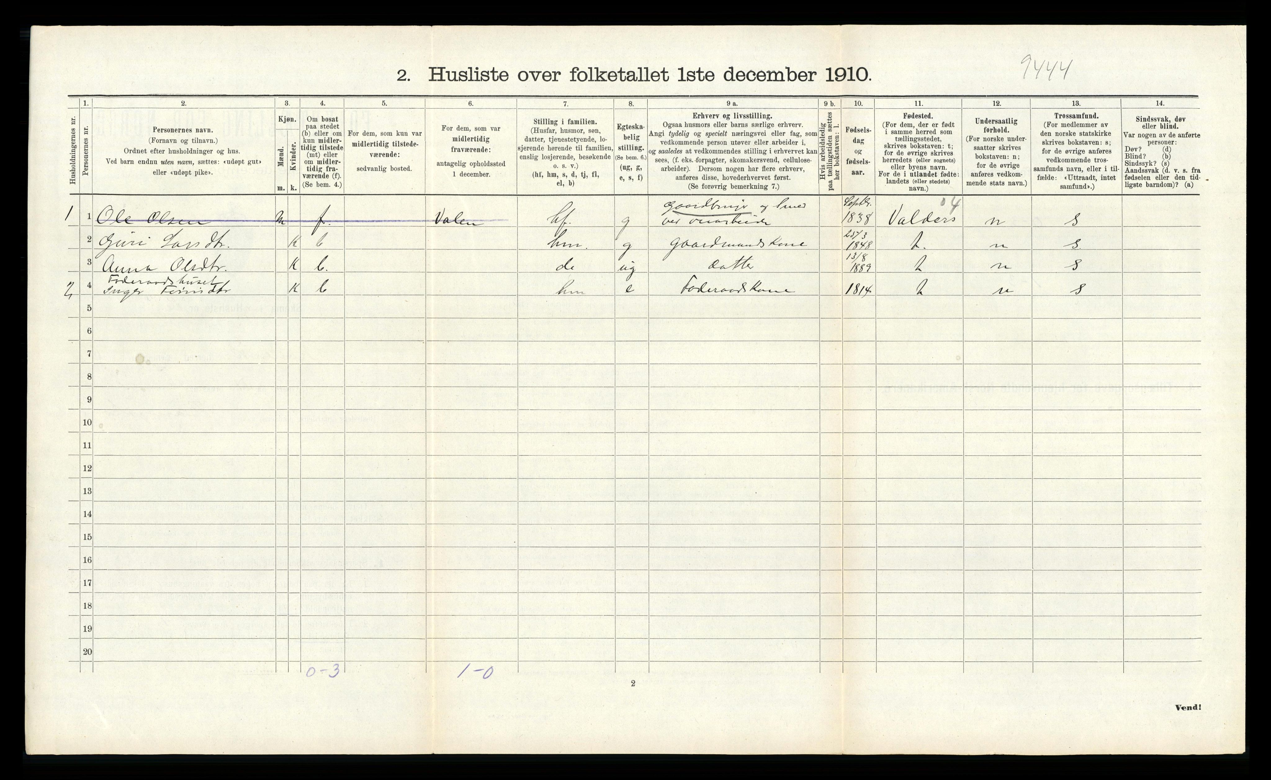 RA, Folketelling 1910 for 1212 Skånevik herred, 1910, s. 358