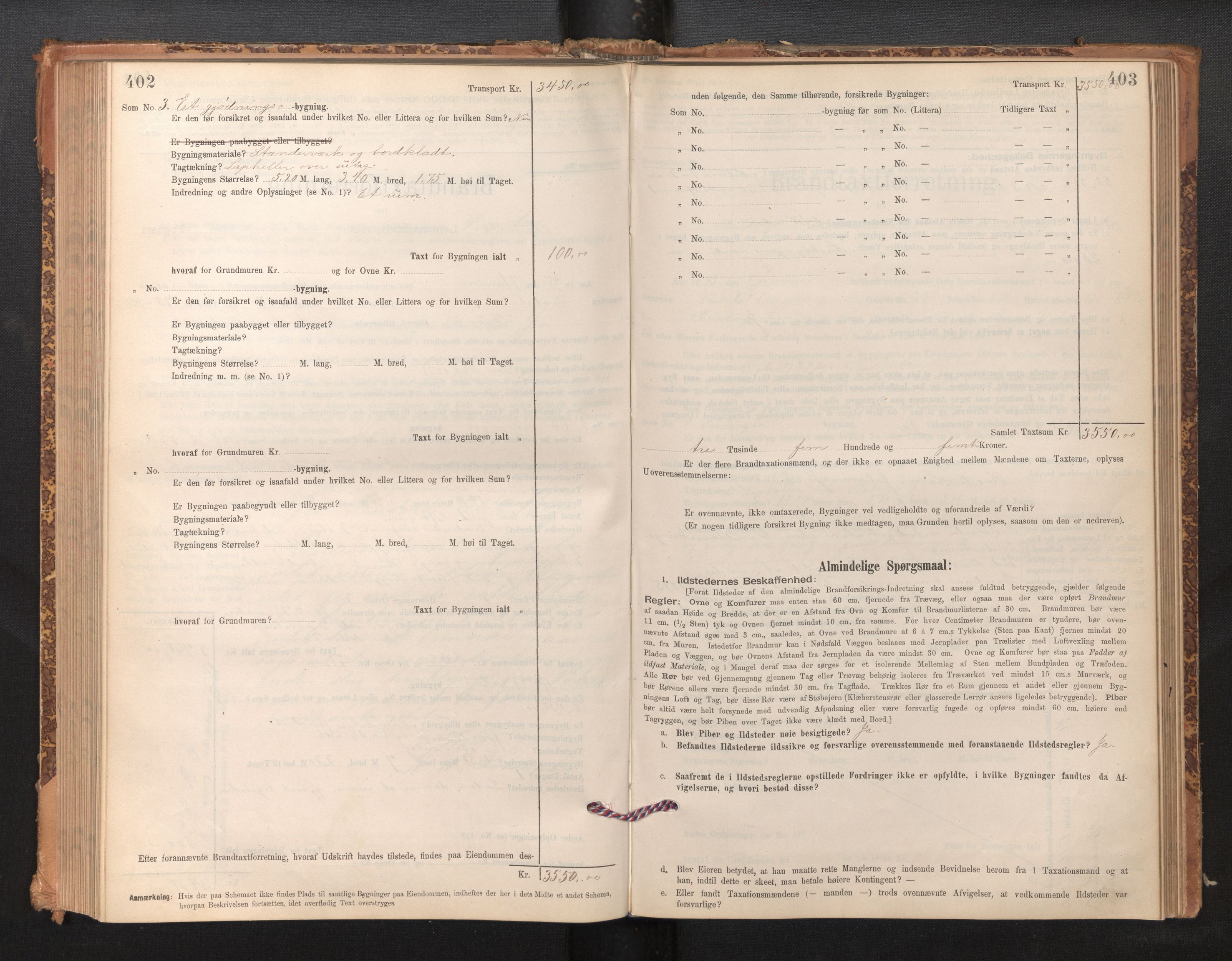 Lensmannen i Bruvik, SAB/A-31301/0012/L0006: Branntakstprotokoll, skjematakst, 1894-1906, s. 402-403
