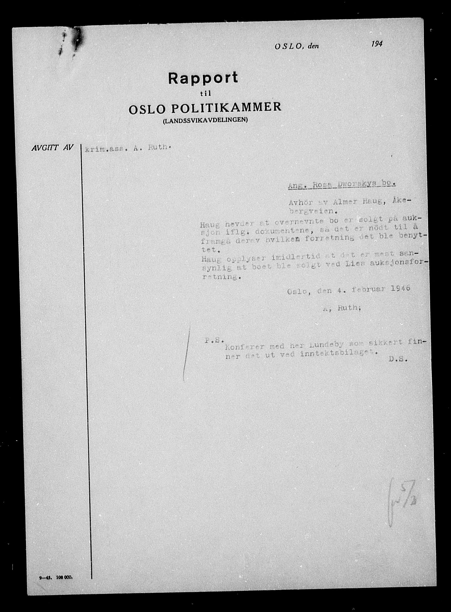 Justisdepartementet, Tilbakeføringskontoret for inndratte formuer, AV/RA-S-1564/H/Hc/Hcc/L0932: --, 1945-1947, s. 13