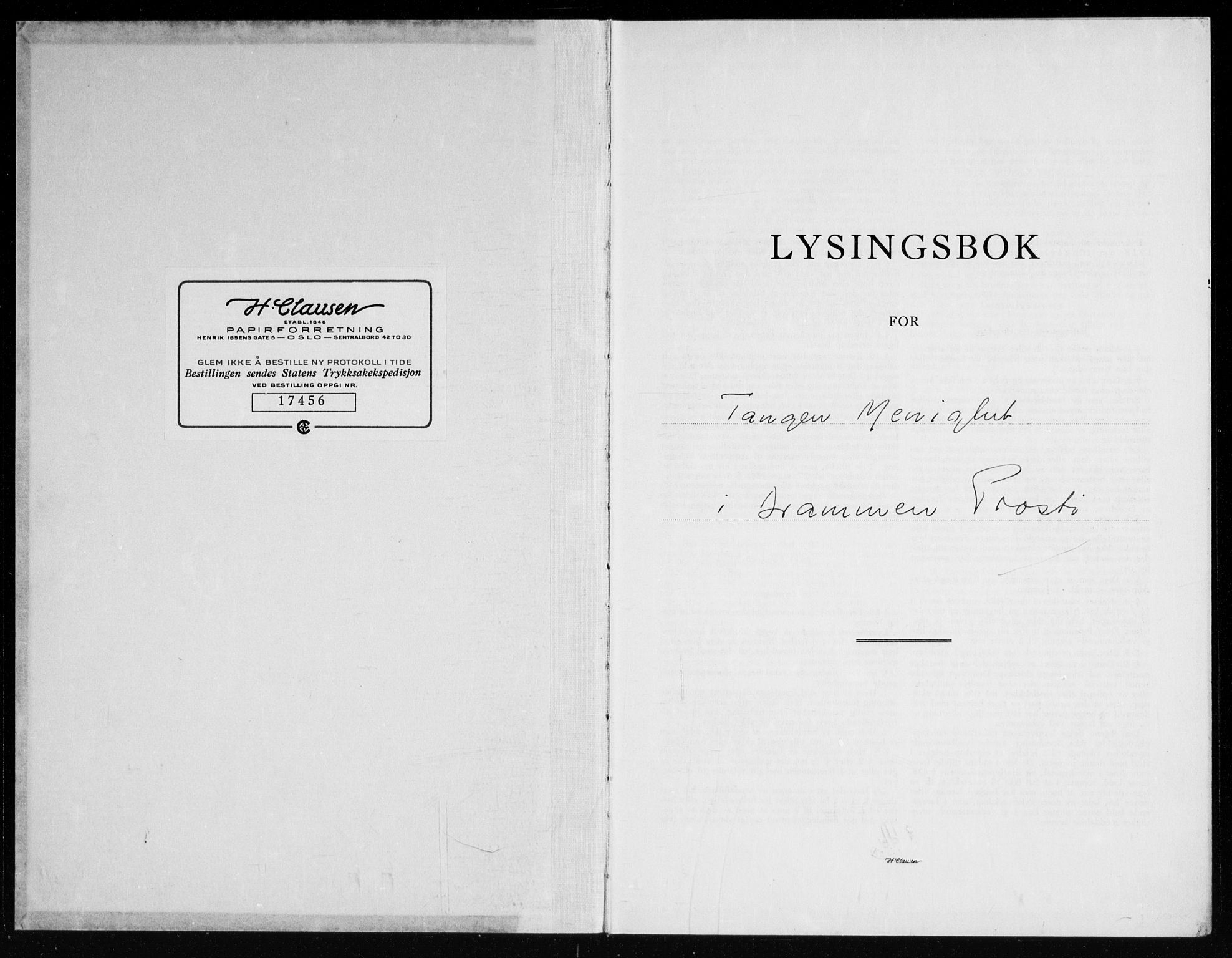 Strømsø kirkebøker, SAKO/A-246/H/Ha/L0023: Lysningsprotokoll nr. 23, 1966-1969