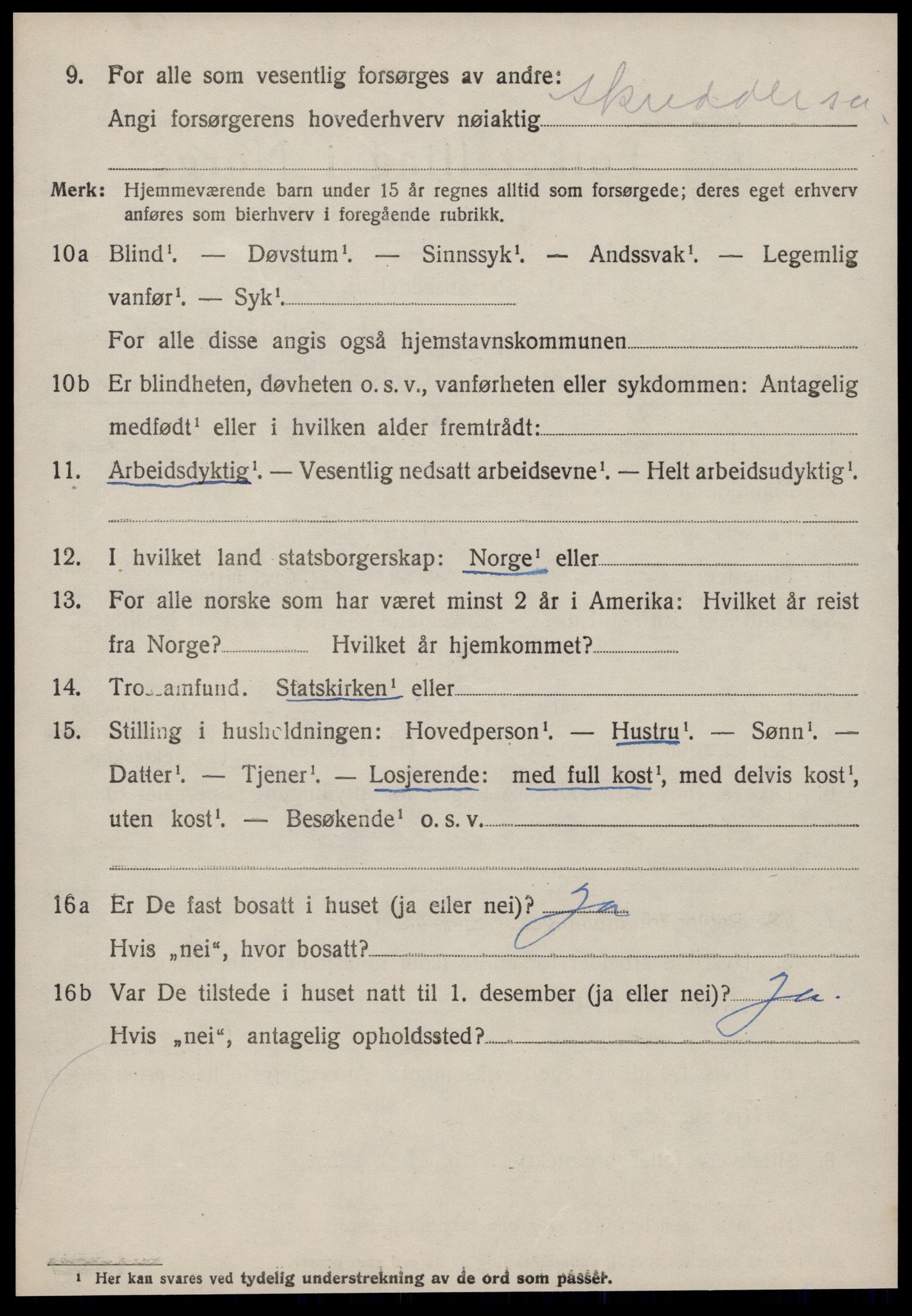 SAT, Folketelling 1920 for 1514 Sande herred, 1920, s. 3907