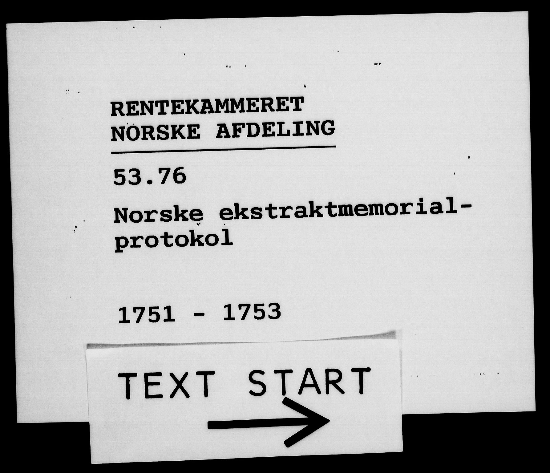 Rentekammeret, Kammerkanselliet, AV/RA-EA-3111/G/Gh/Gha/L0031: Norsk ekstraktmemorialprotokoll (merket RK 53.76), 1751-1753