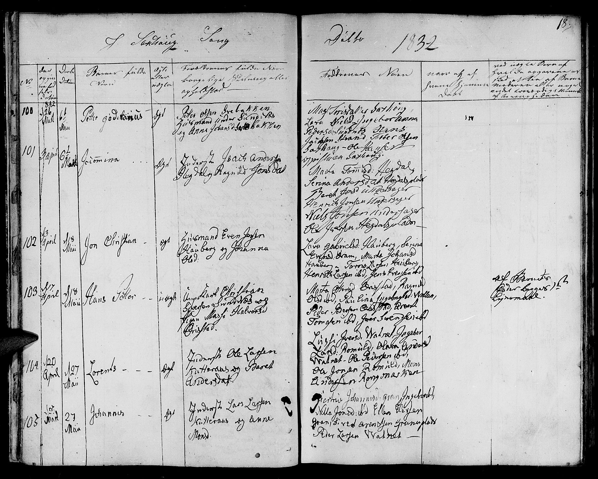 Ministerialprotokoller, klokkerbøker og fødselsregistre - Nord-Trøndelag, SAT/A-1458/730/L0277: Ministerialbok nr. 730A06 /1, 1830-1839, s. 18