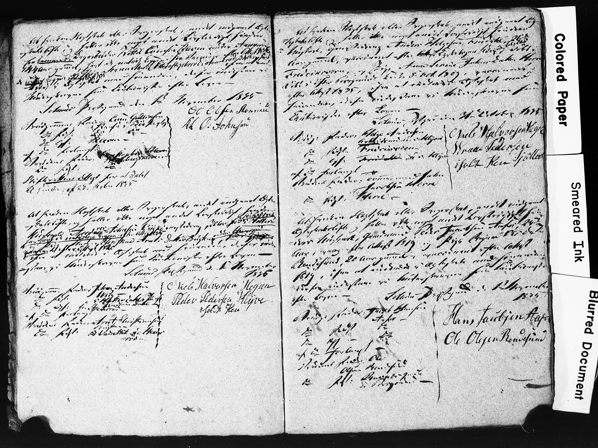 Solum kirkebøker, AV/SAKO-A-306/H/Hc/L0001: Forlovererklæringer nr. 1, 1834-1843