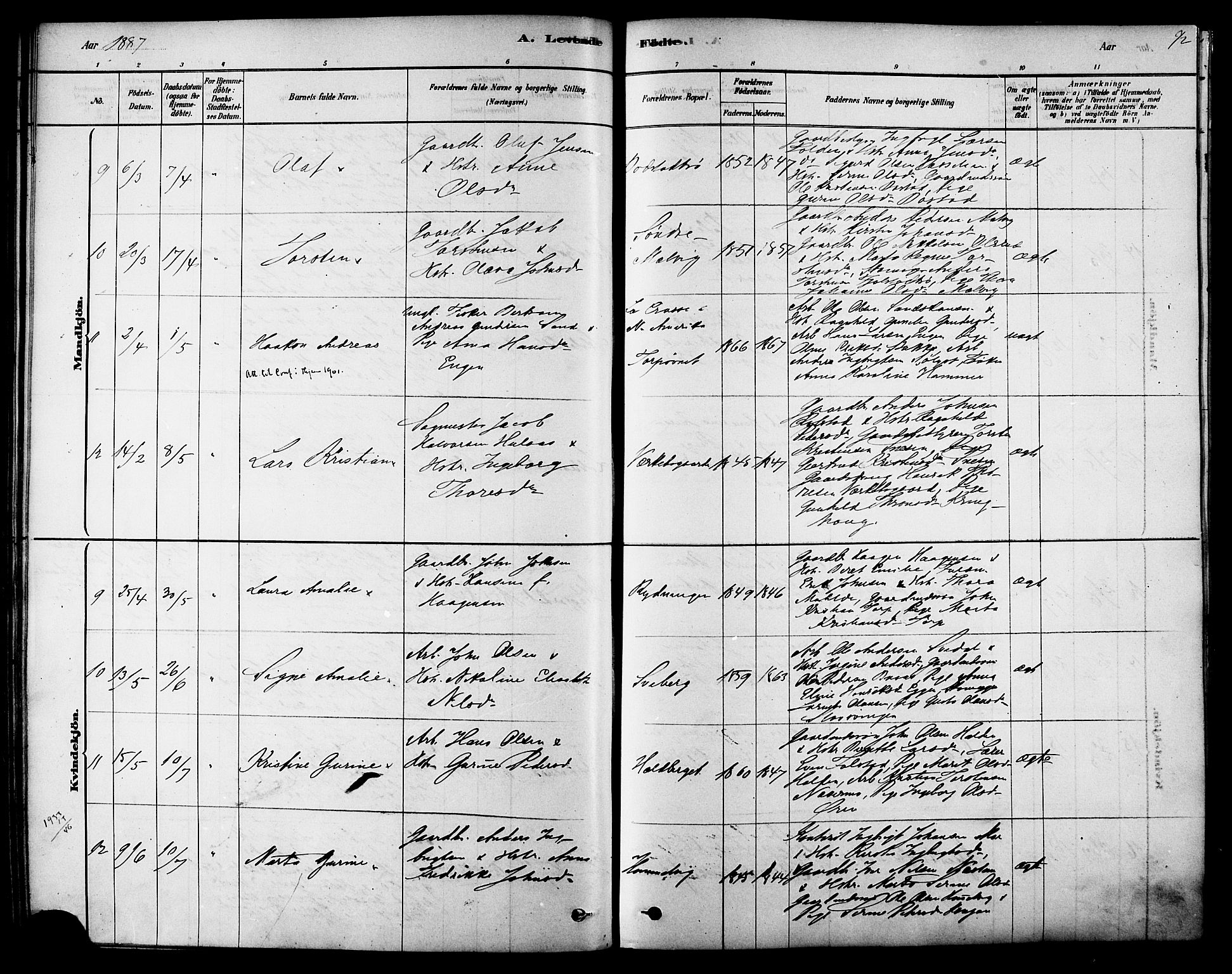 Ministerialprotokoller, klokkerbøker og fødselsregistre - Sør-Trøndelag, SAT/A-1456/616/L0410: Ministerialbok nr. 616A07, 1878-1893, s. 92