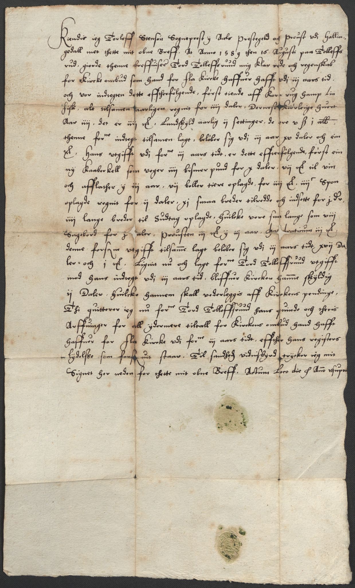 Riksarkivets diplomsamling, AV/RA-EA-5965/F02/L0091: Dokumenter, 1589-1590, s. 13