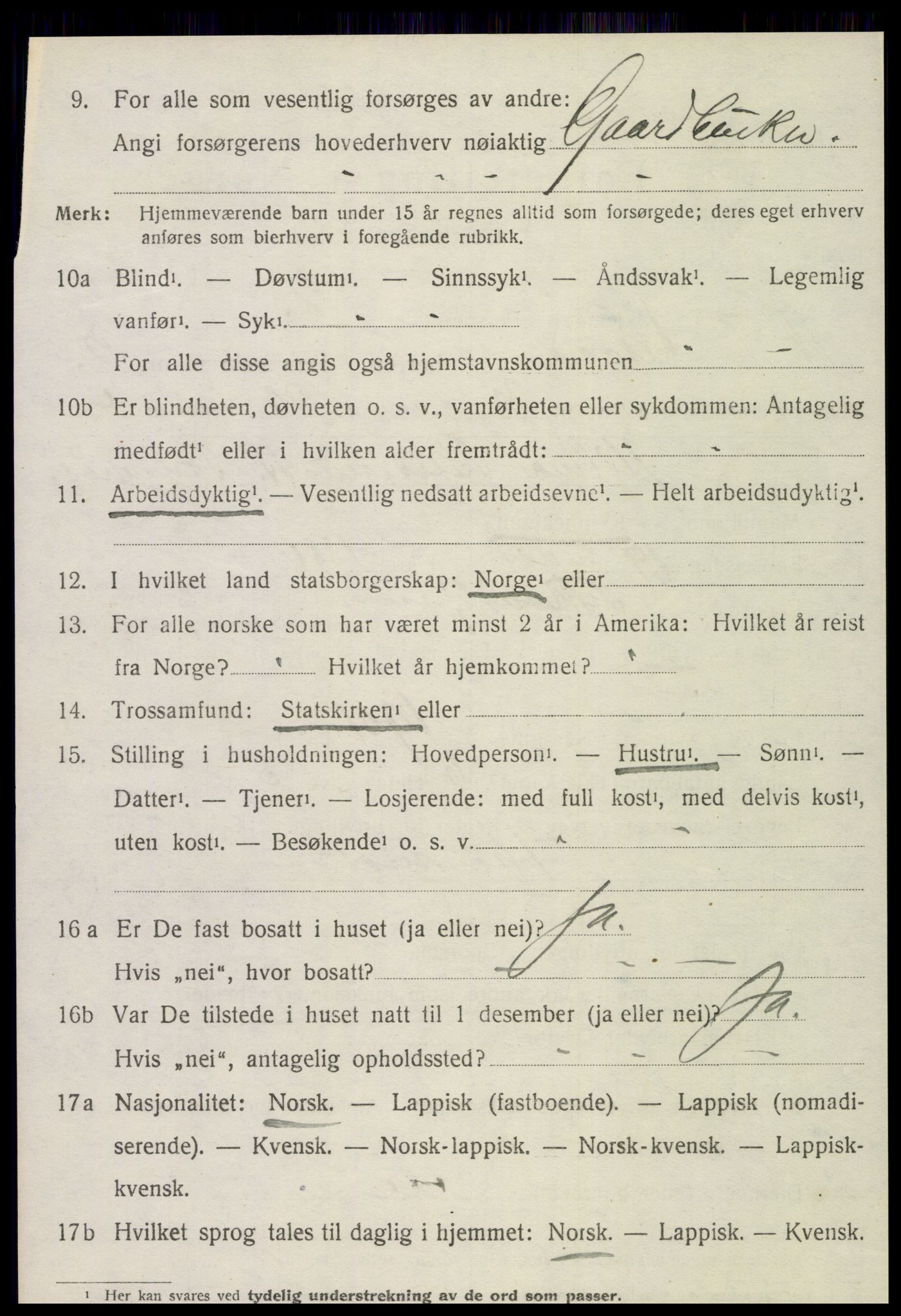 SAT, Folketelling 1920 for 1718 Leksvik herred, 1920, s. 2119