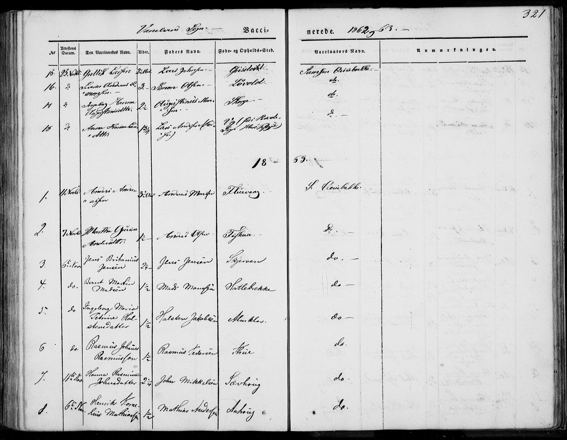 Ministerialprotokoller, klokkerbøker og fødselsregistre - Møre og Romsdal, SAT/A-1454/501/L0006: Ministerialbok nr. 501A06, 1844-1868, s. 321